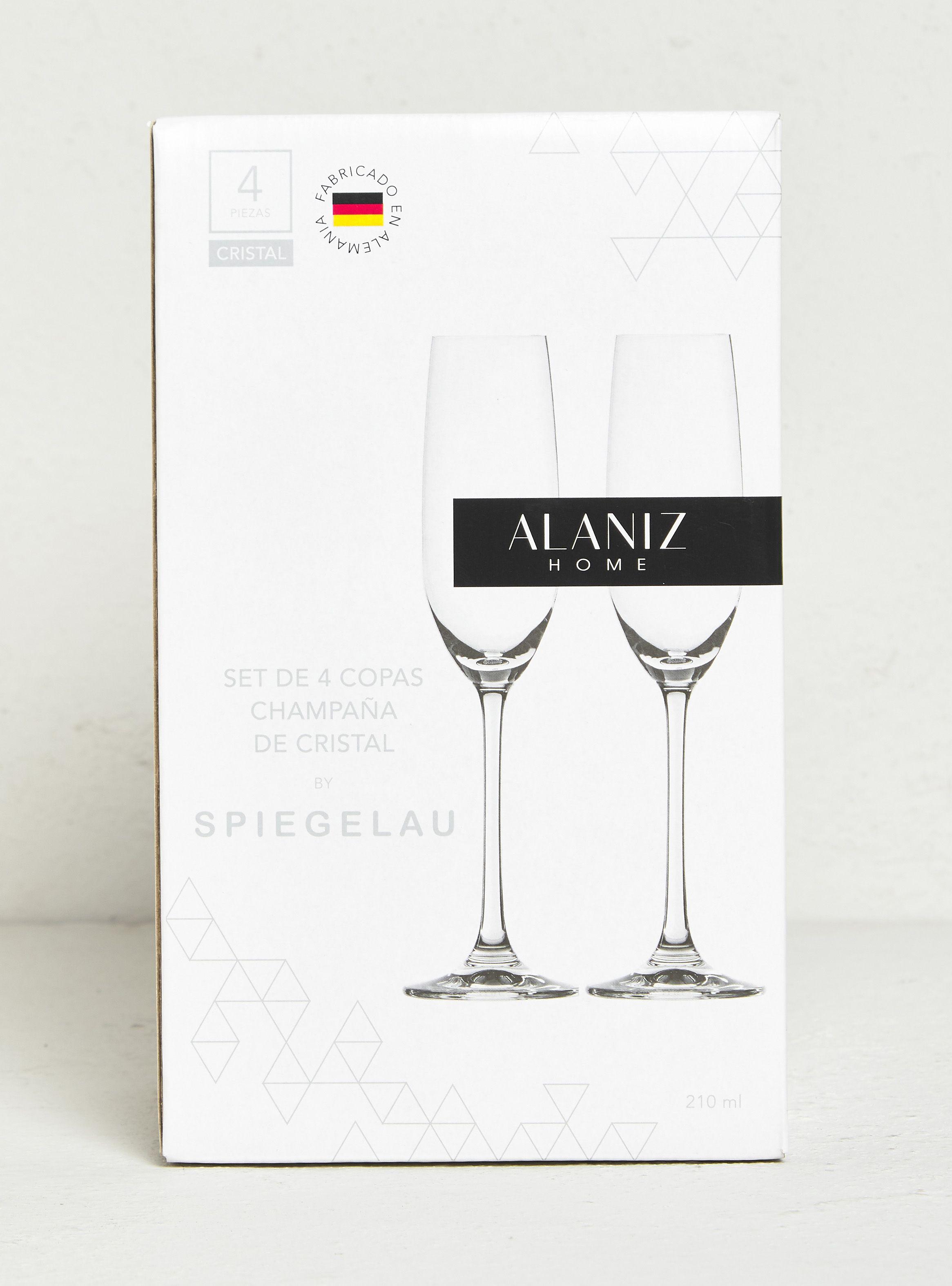 Set 4 Copas Cristal Champaña 210 ml Alaniz by Spiegelau-3