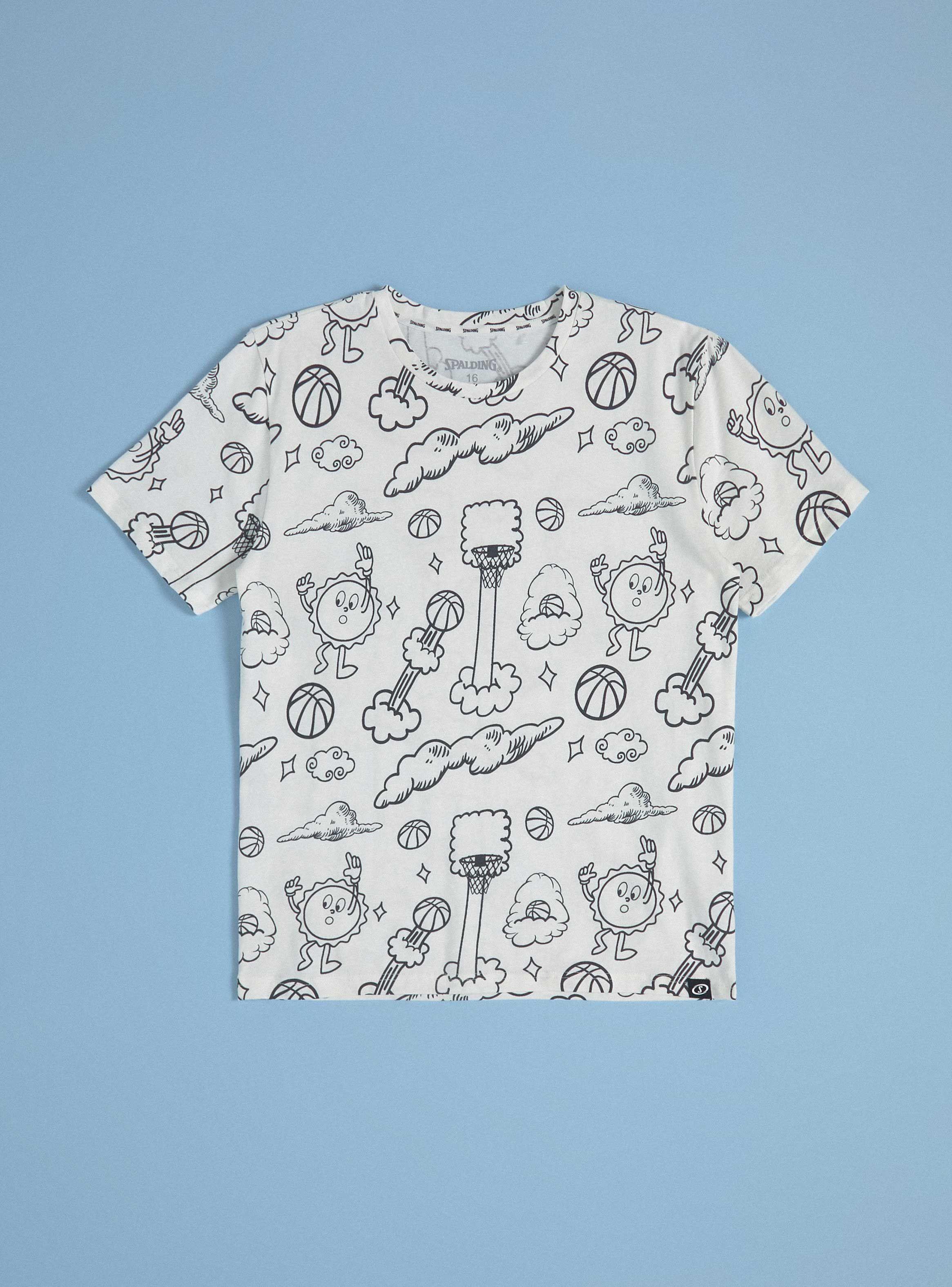 Polera Full Estampado Basquet-2