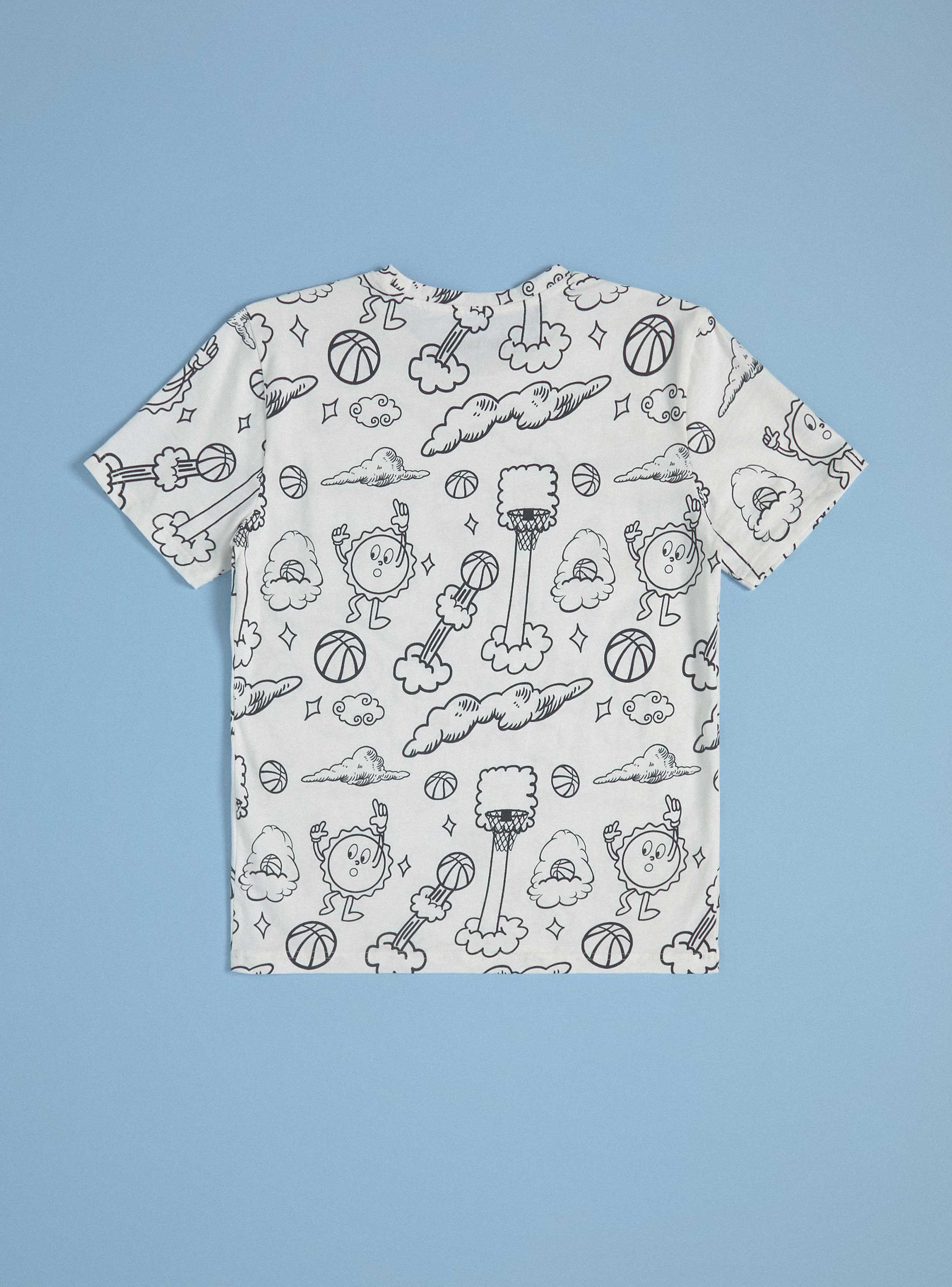 Polera Full Estampado Basquet-3