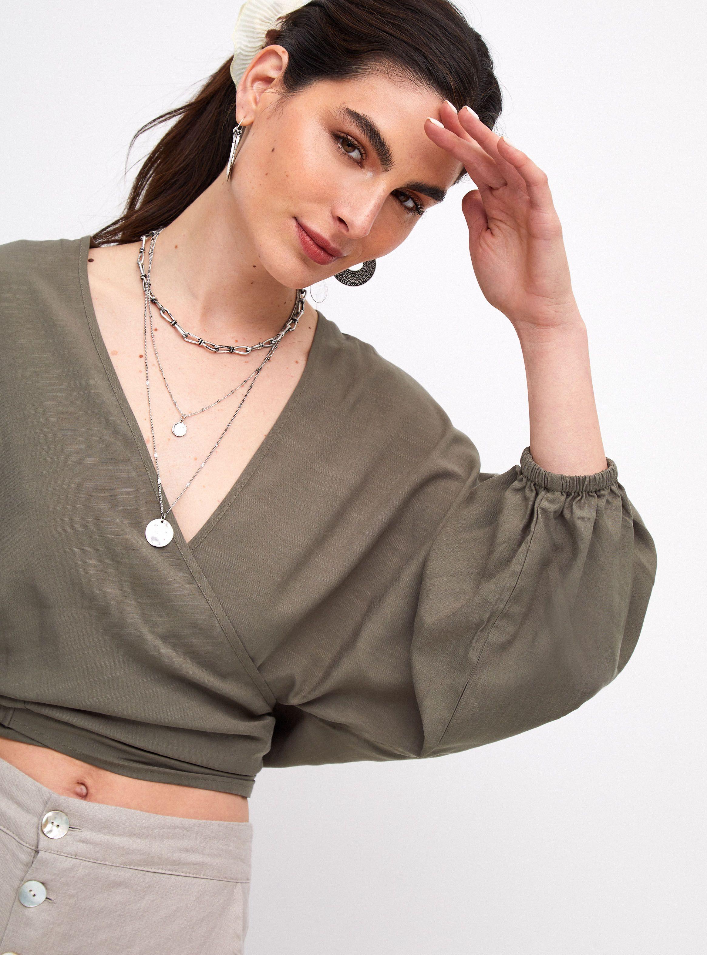 Blusa con Nudo Delantero-2
