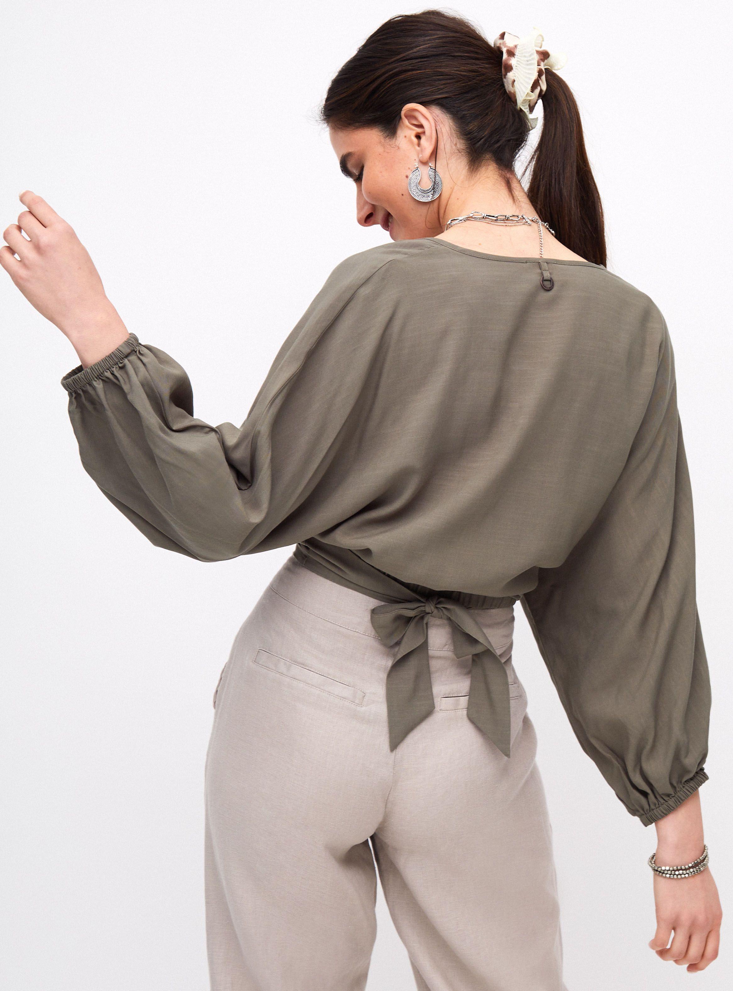 Blusa con Nudo Delantero-1