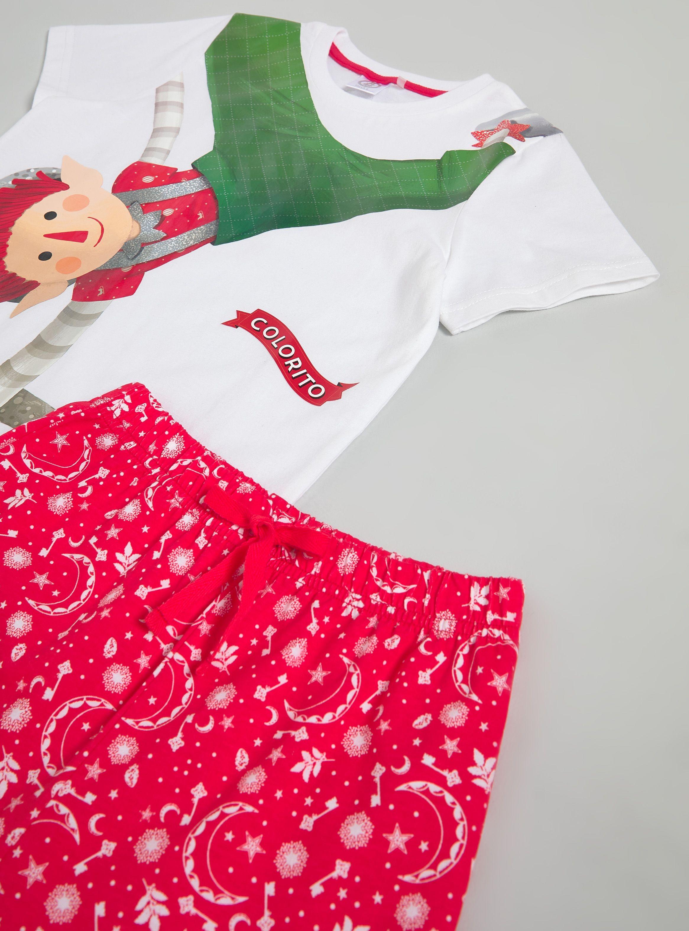 Pijama Corto Estampado  Duende-2