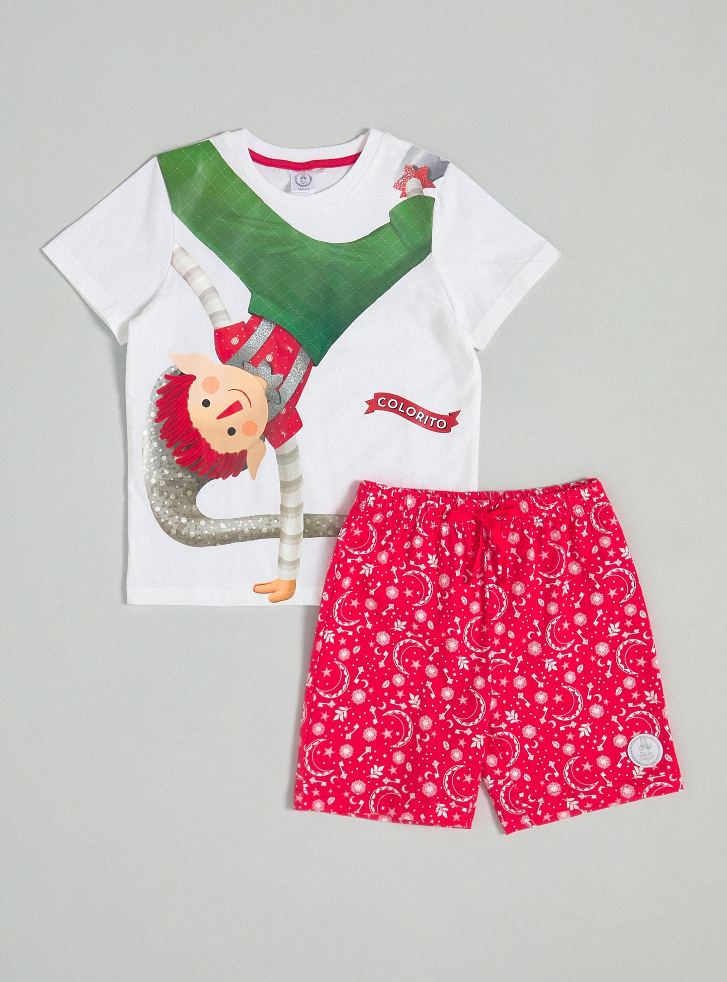 Pijama Corto Estampado  Duende-0