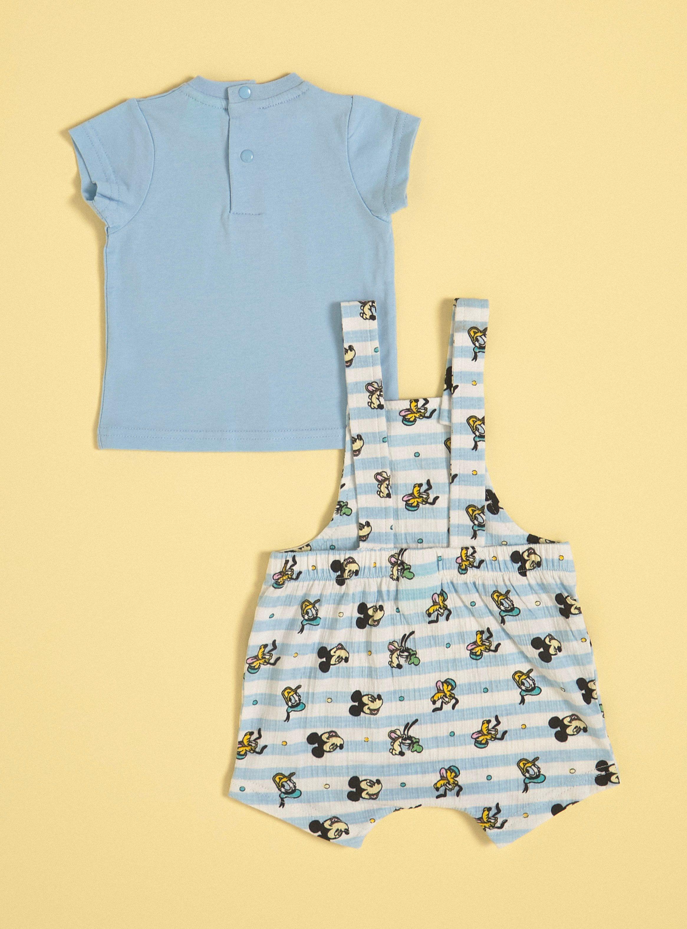 Conjunto Jardinera y Polera Bebé Simba, Mickey and Friends-1