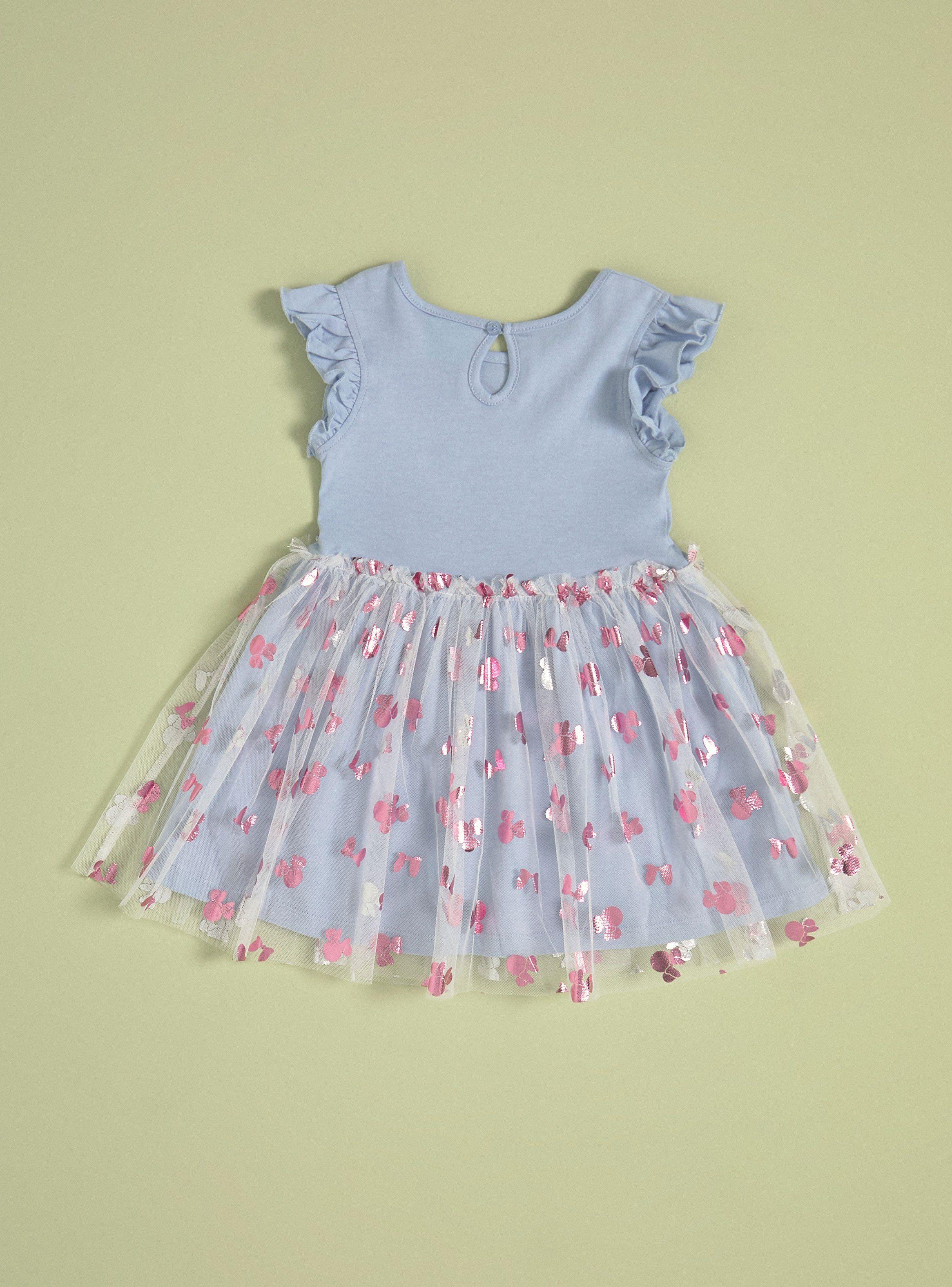 Vestido con Tul y Folia Bebé Minnie y Daisy Disney-3