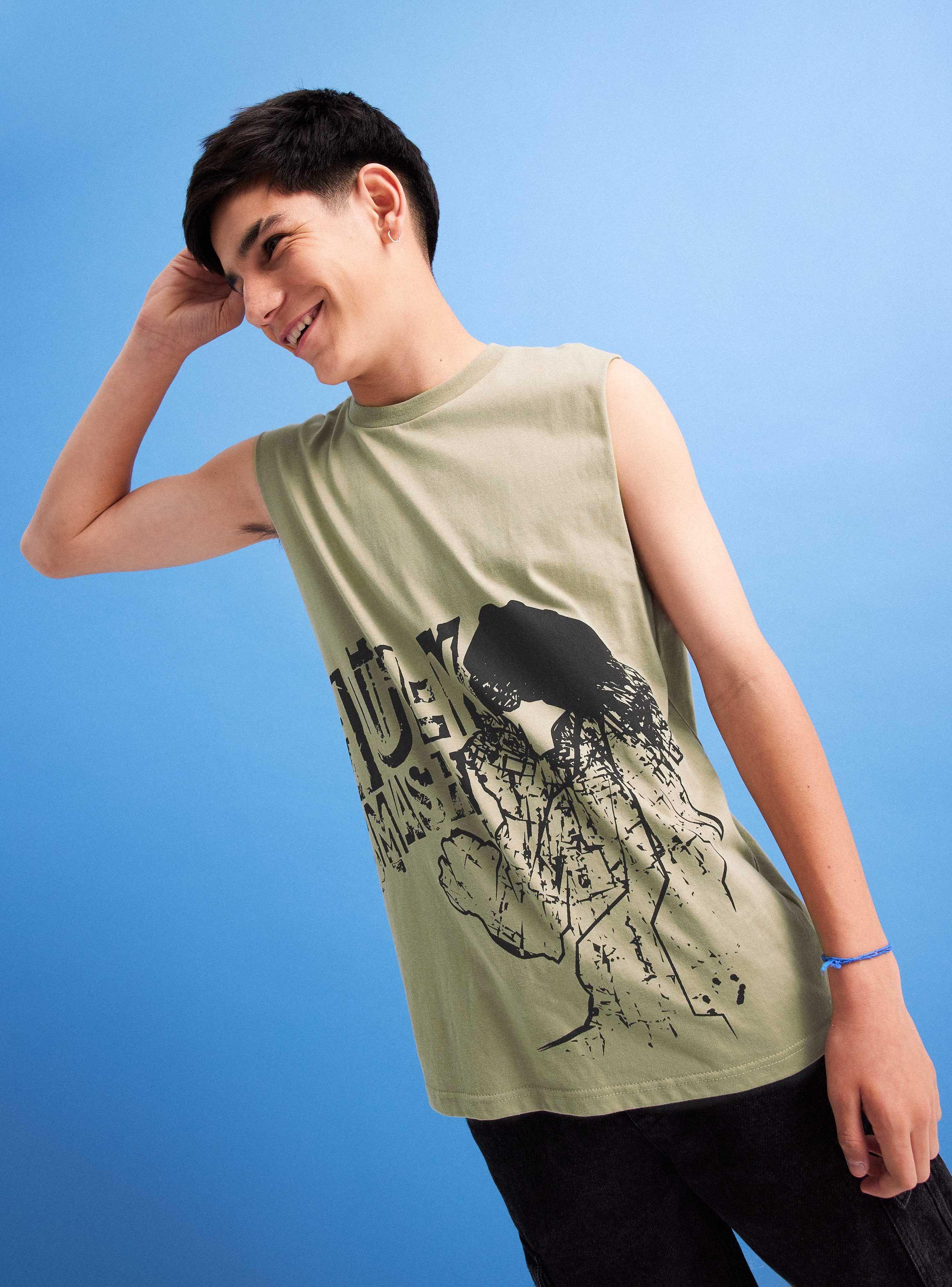 Polera Sin Mangas Hulk Marvel-0