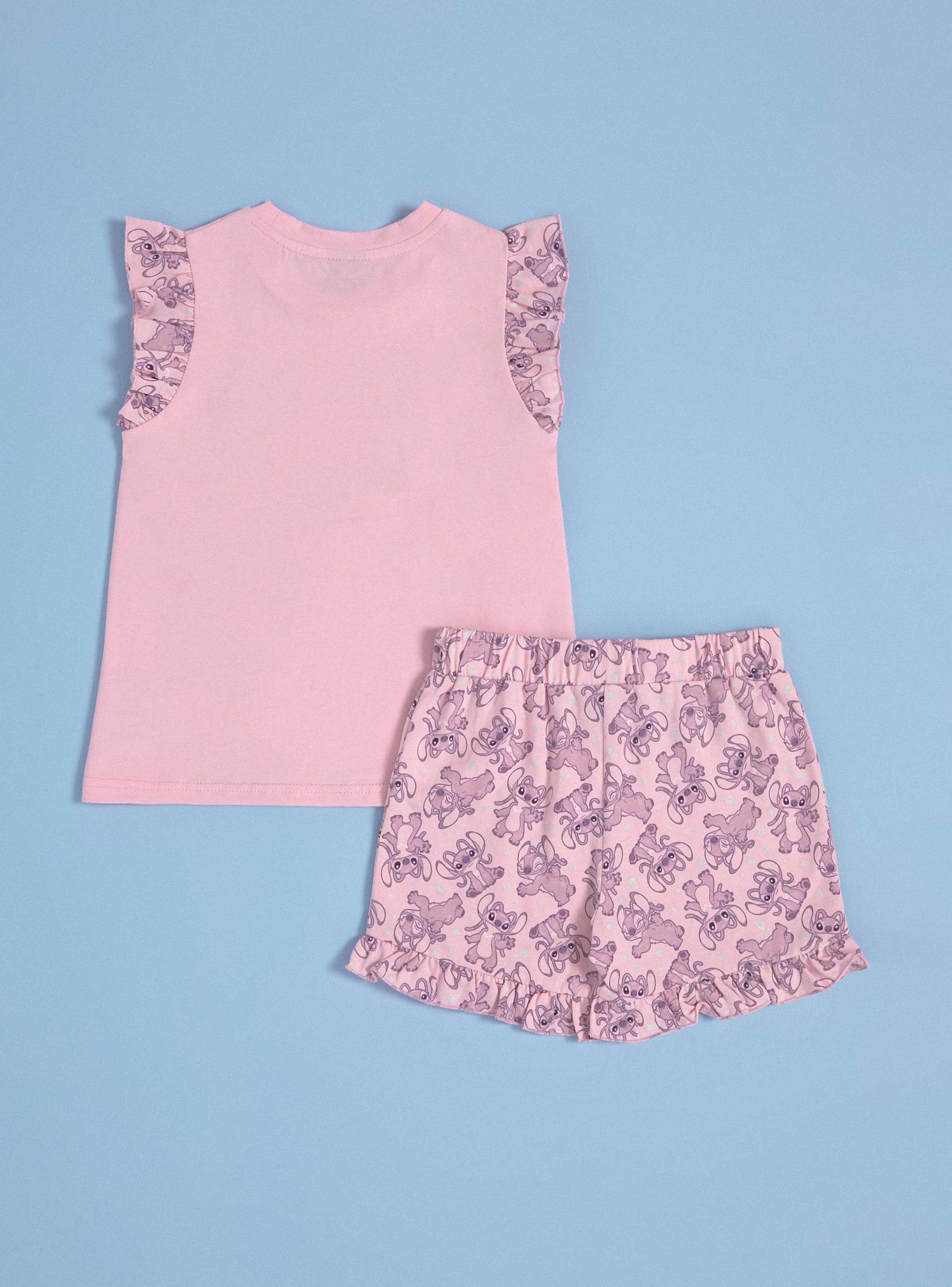 Pijama Corto Estampado Glitter Stitch, Vuelos-1