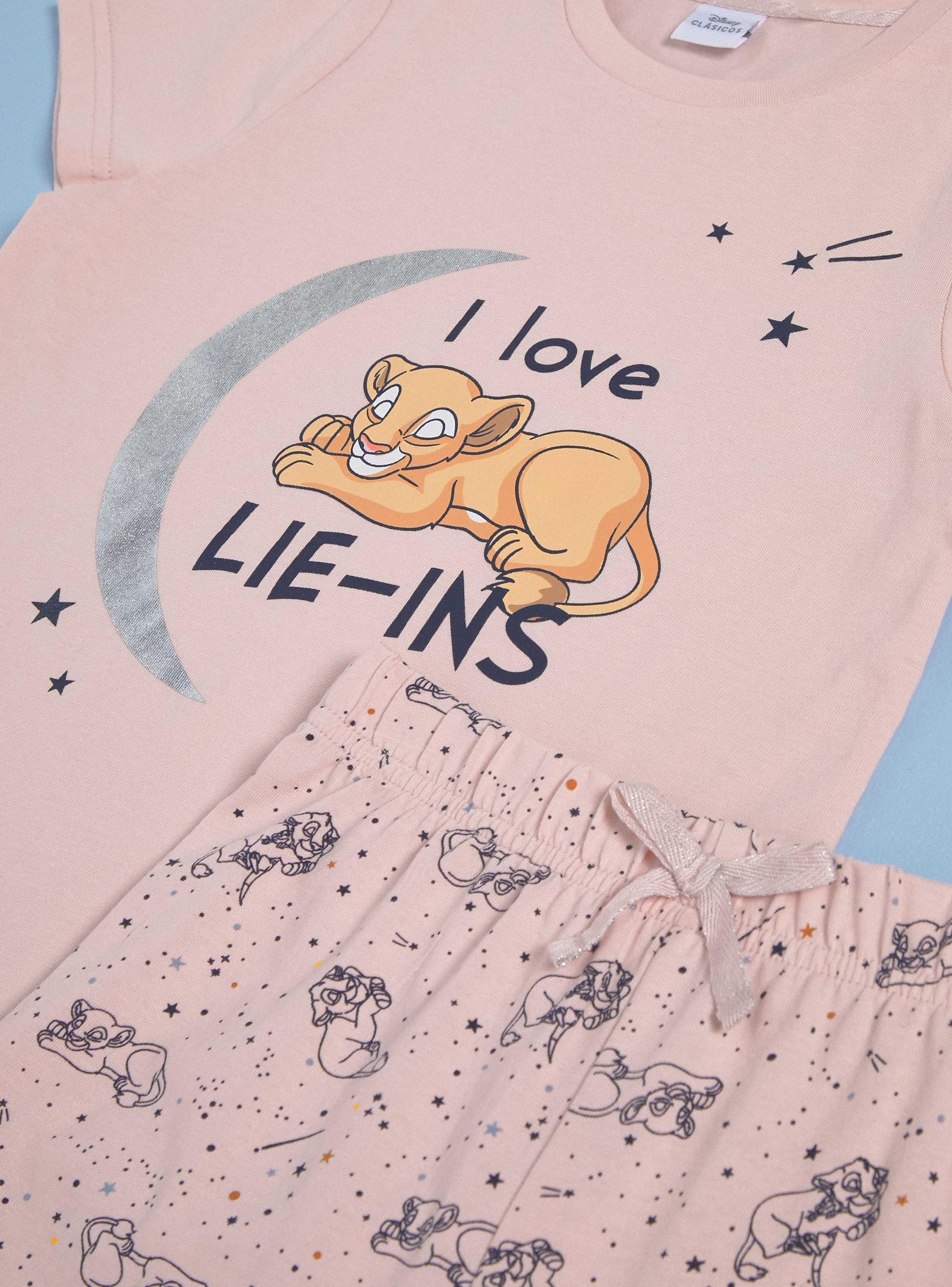 Pijama Disney Rey León Estampado ,Detalle Foil-2