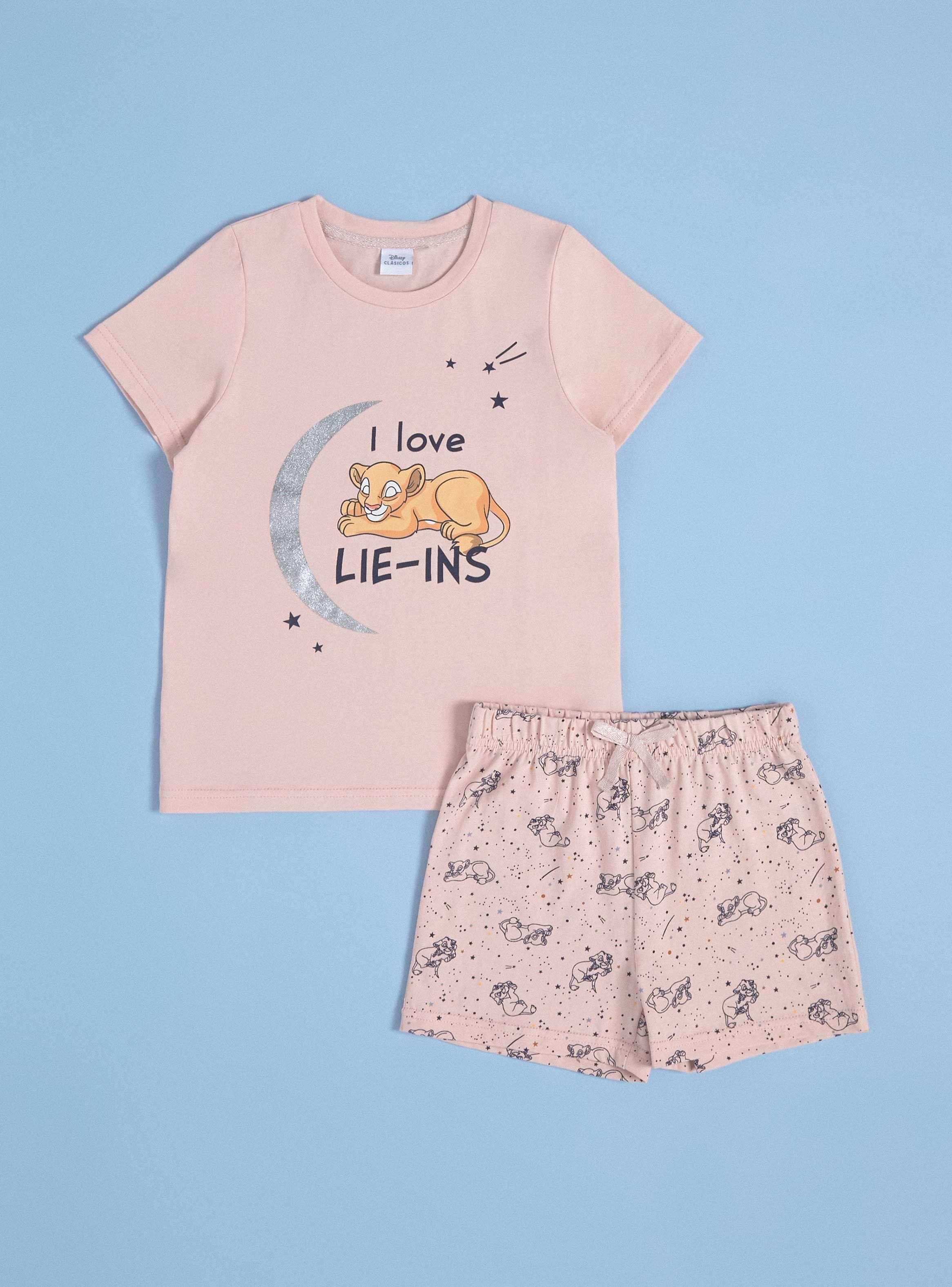 Pijama Disney Rey León Estampado ,Detalle Foil-0