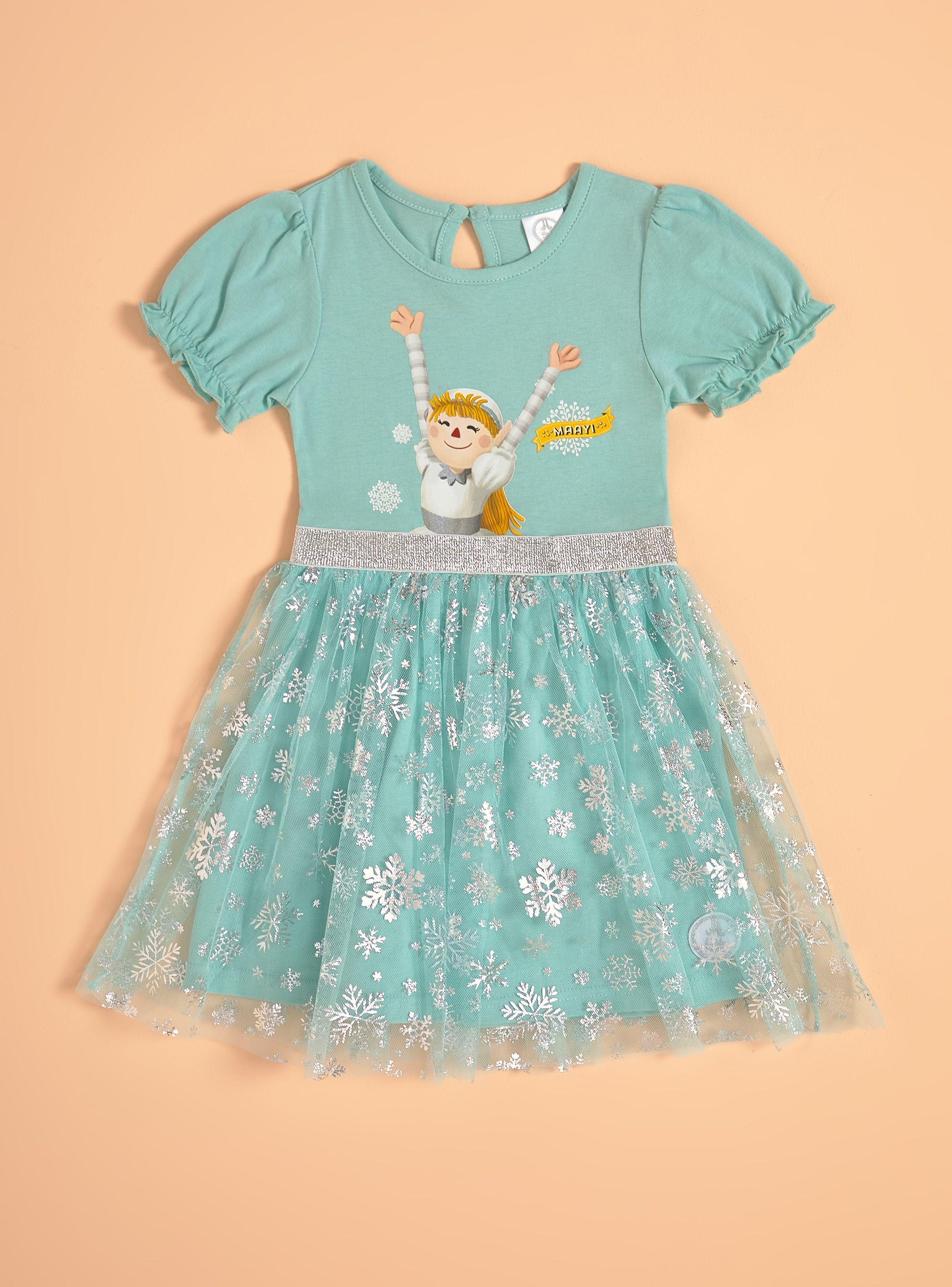Vestido con Tul y Folia Niña Thai y Maayi-2
