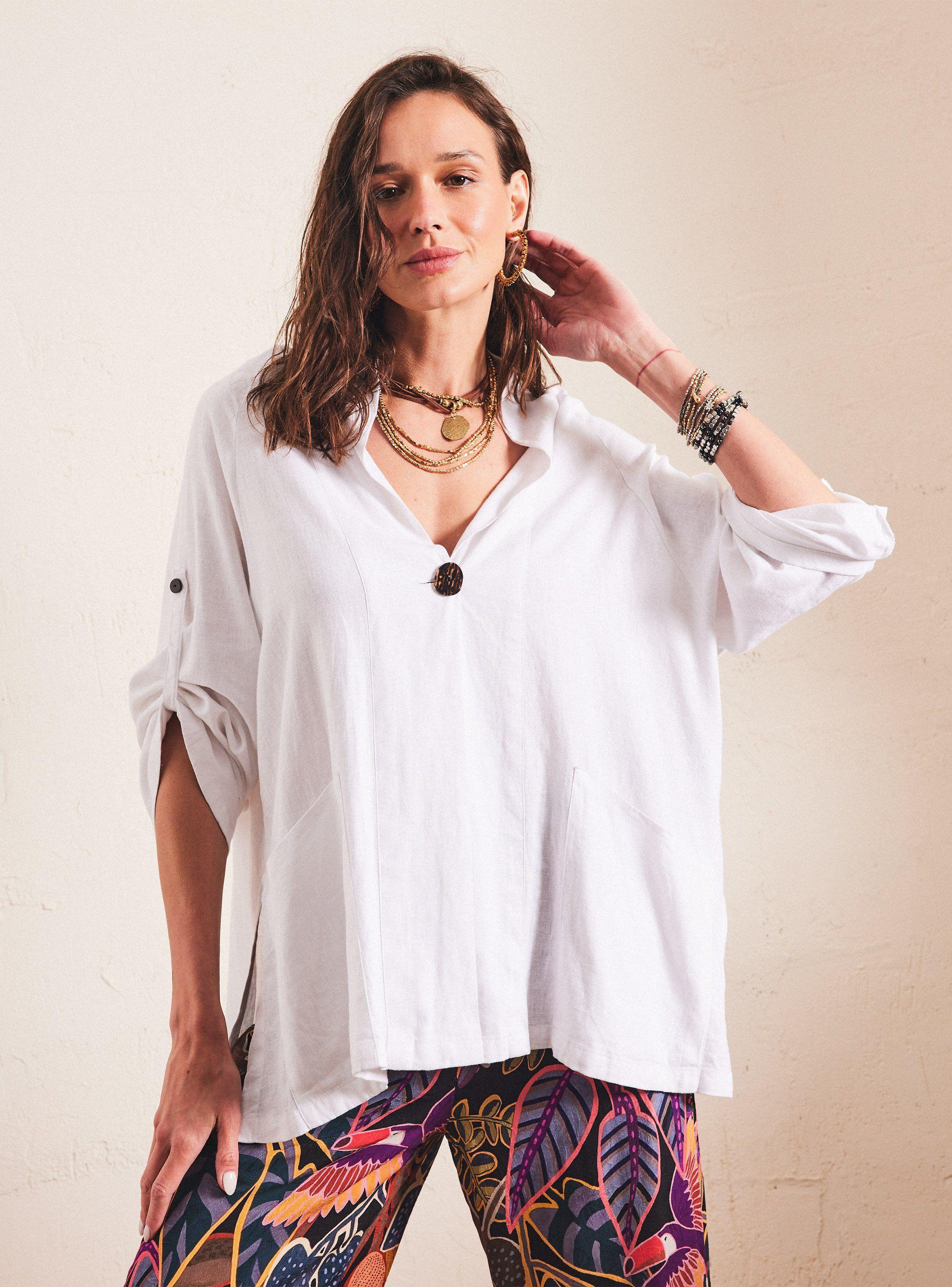 Blusa Tipo Chaqueta-0
