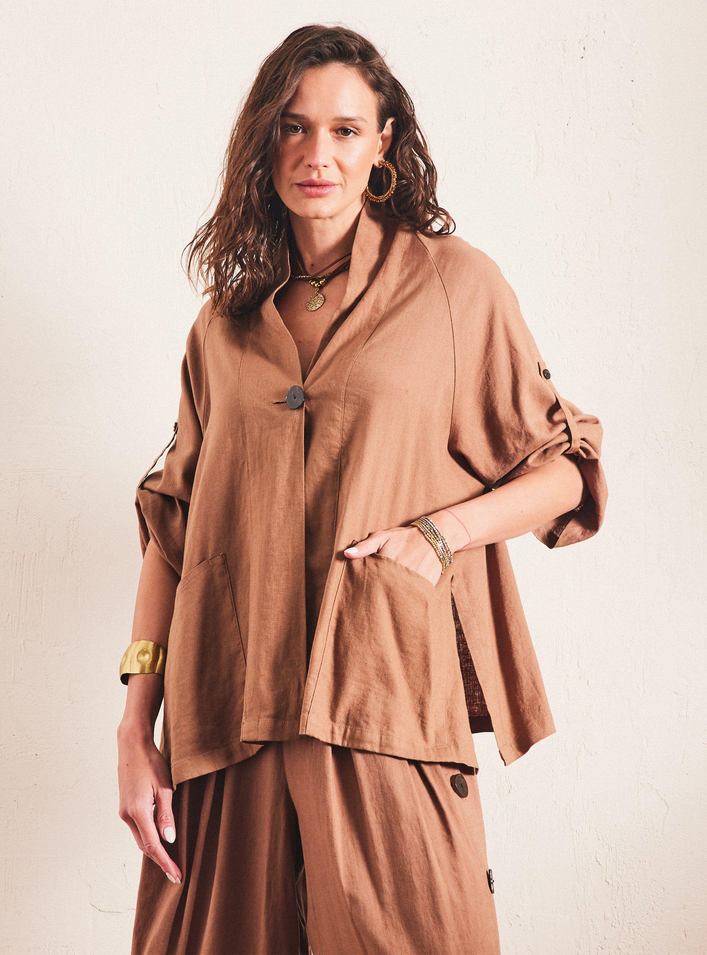 Blusa Tipo Chaqueta-0