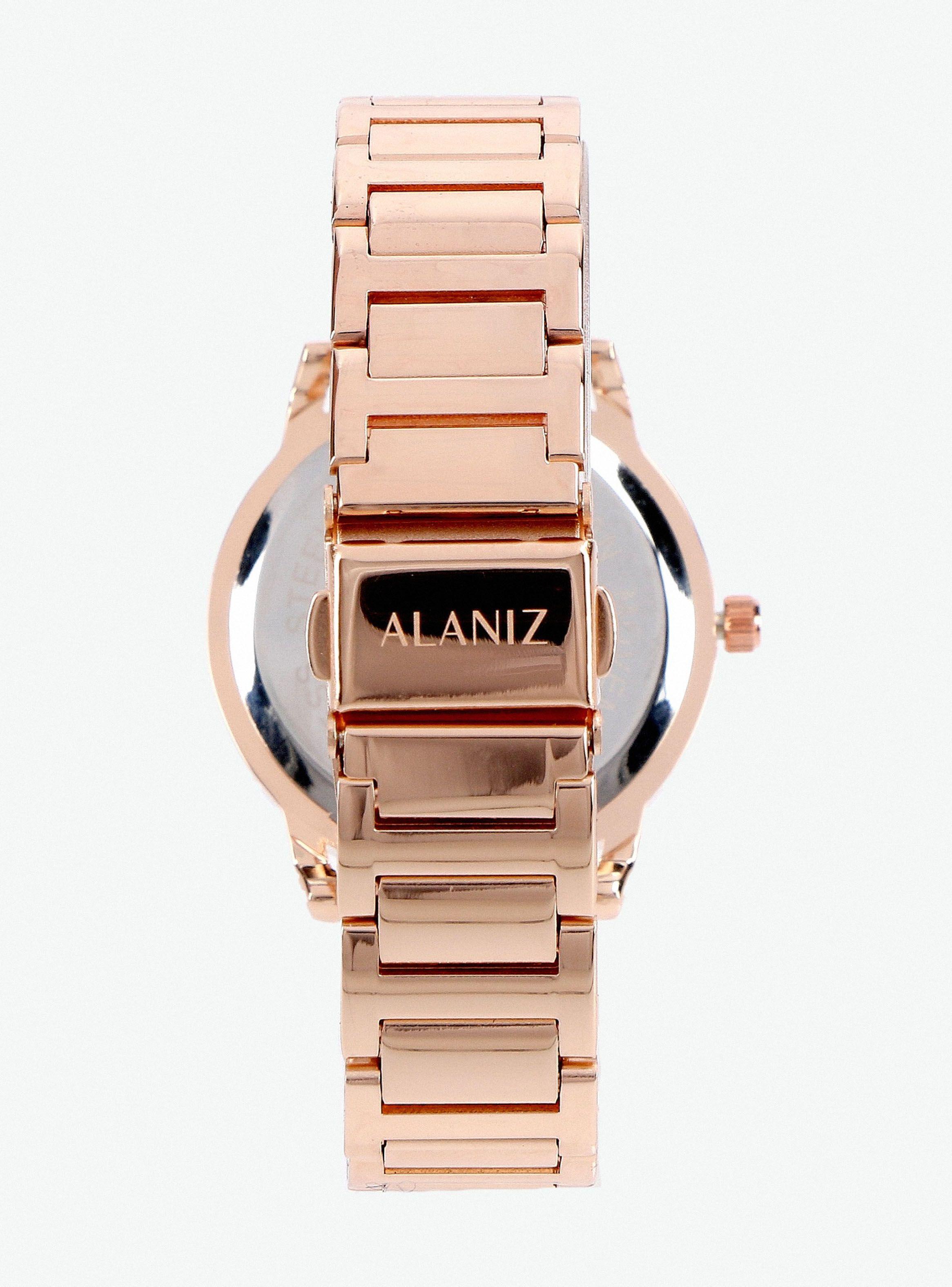 Pack Reloj Análogo Rosado Mujer + Aros-2