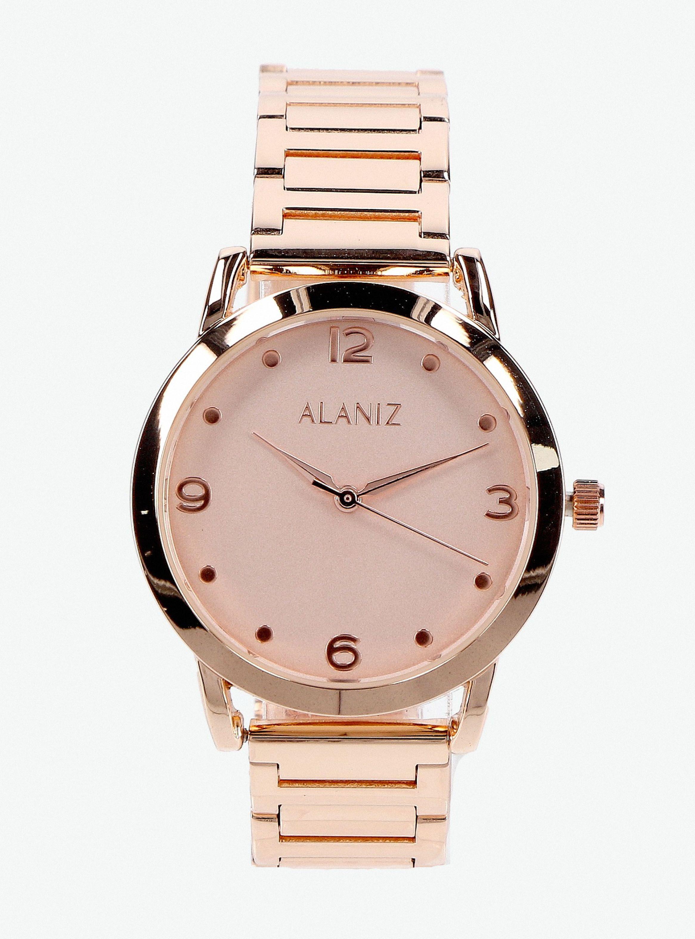 Pack Reloj Análogo Rosado Mujer + Aros-0