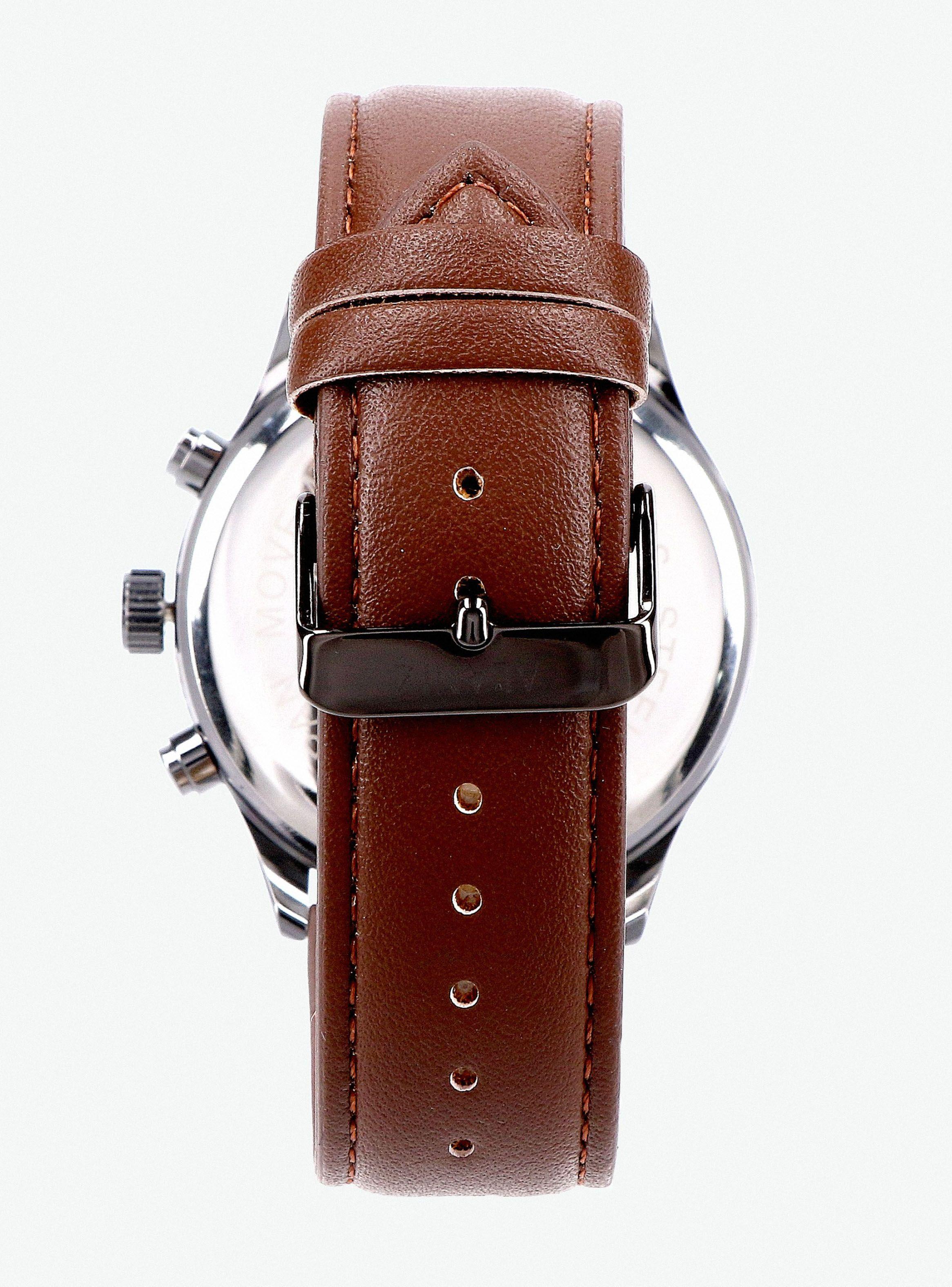 Pack Reloj Análogo Café de Hombre + Billetera-3