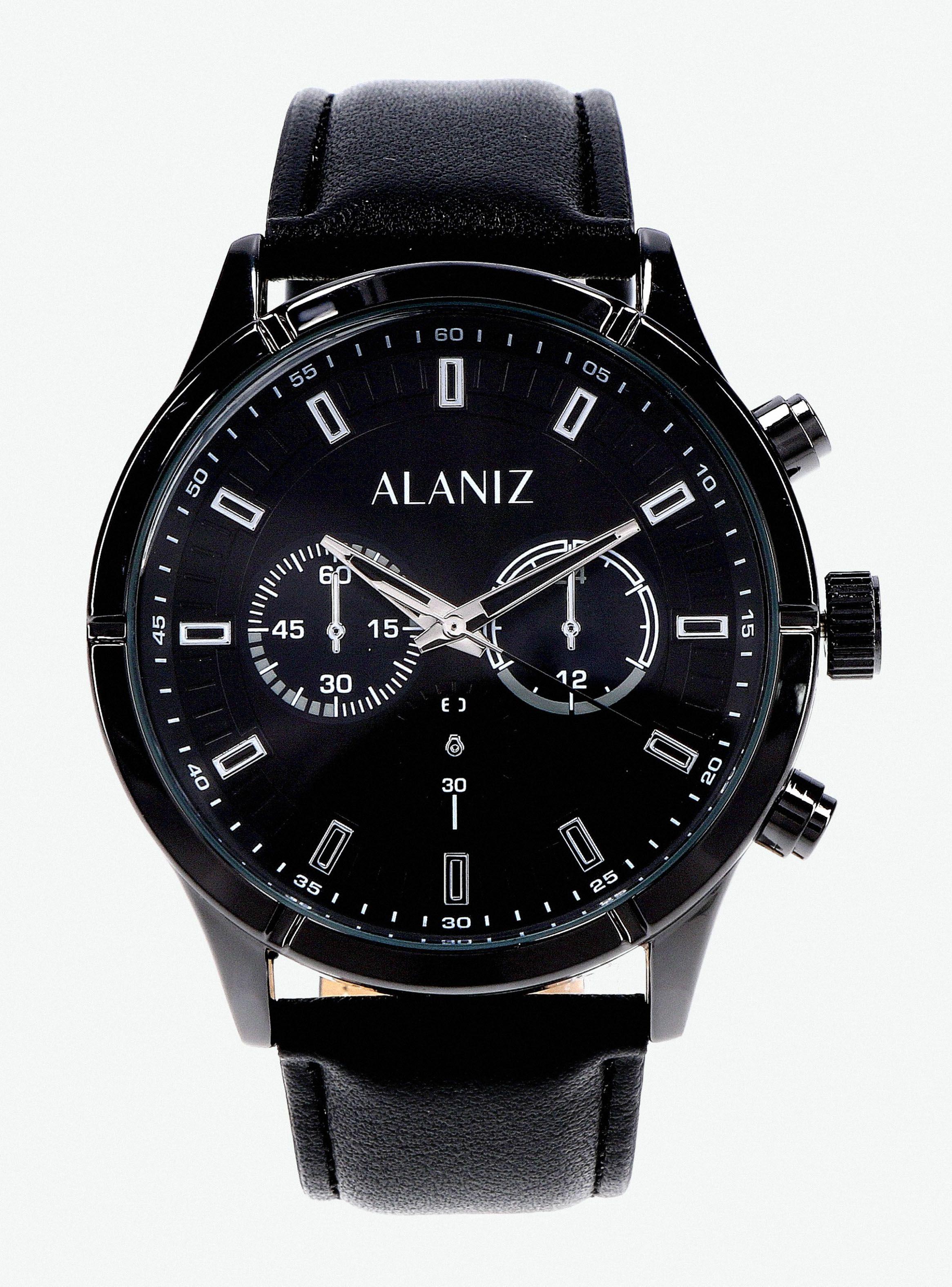 Pack Reloj Análogo Negro de Hombre +Billetera-0