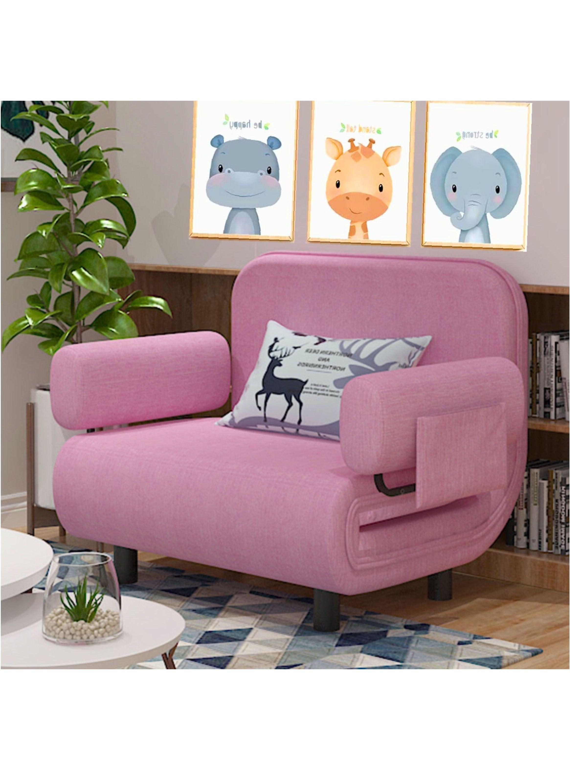 Sofá Mini Cama Kid Rosado-5