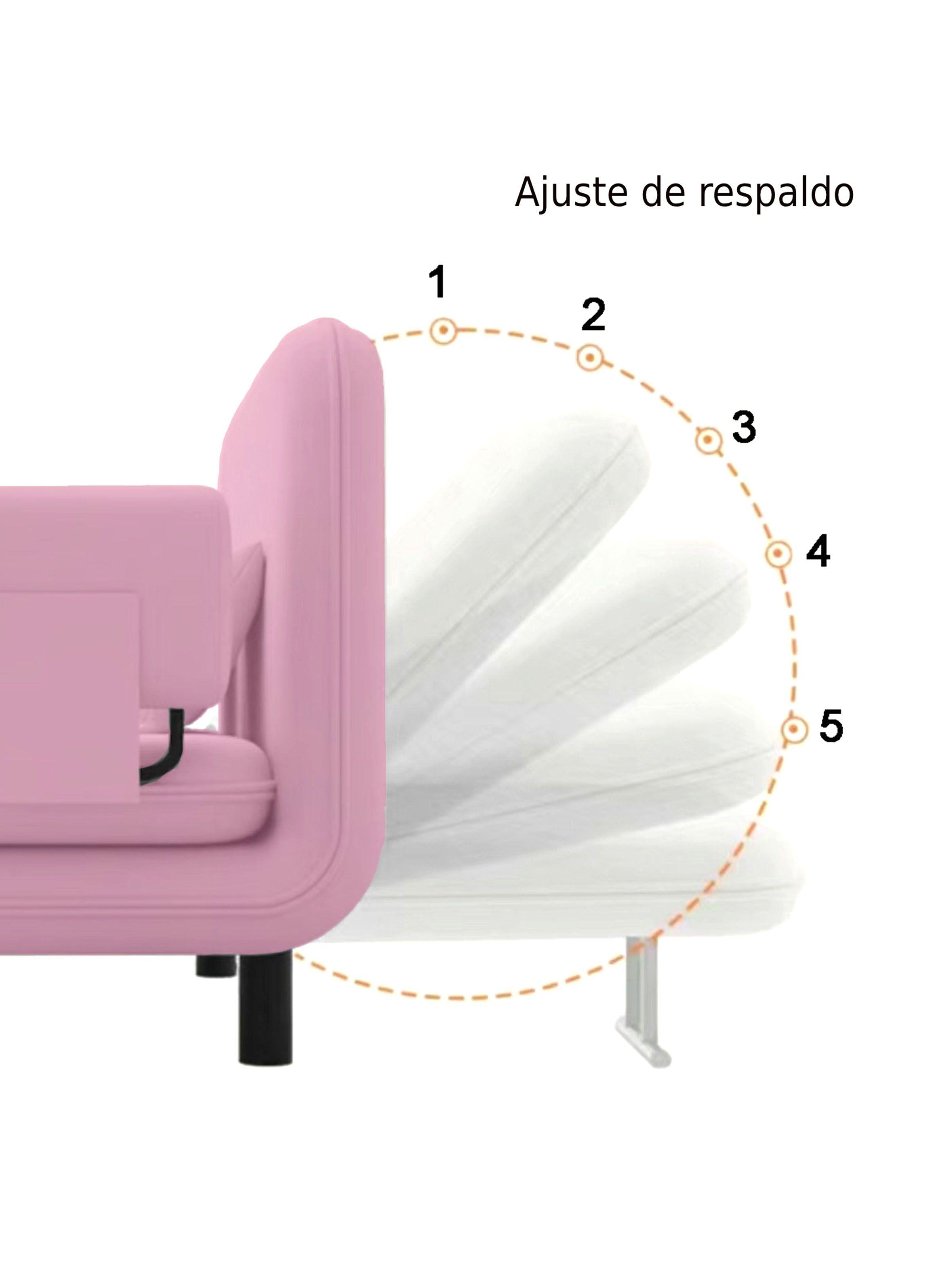 Sofá Mini Cama Kid Rosado-4
