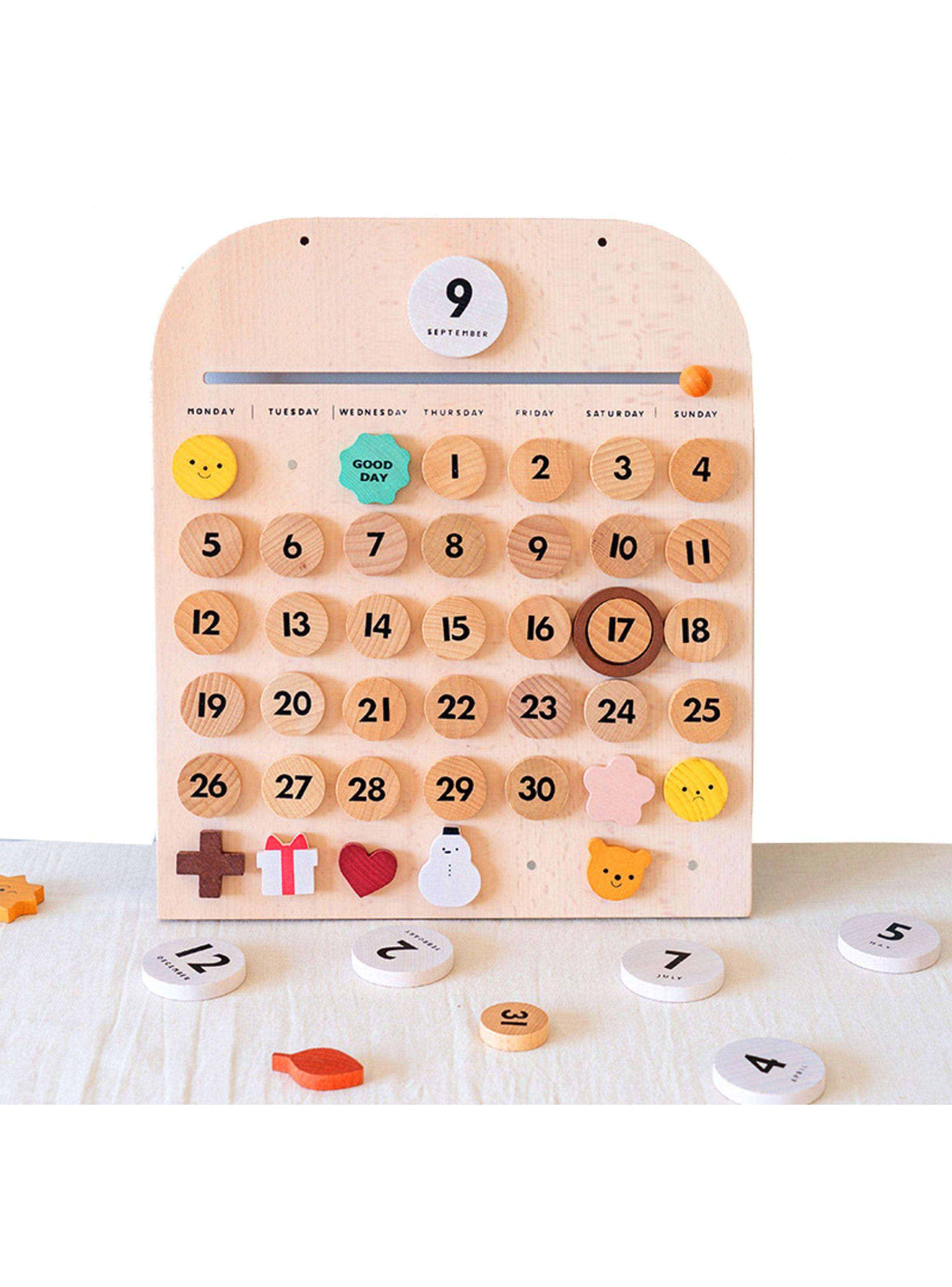 Juguete de Aprendizaje Didáctico Calendario Montessori-1