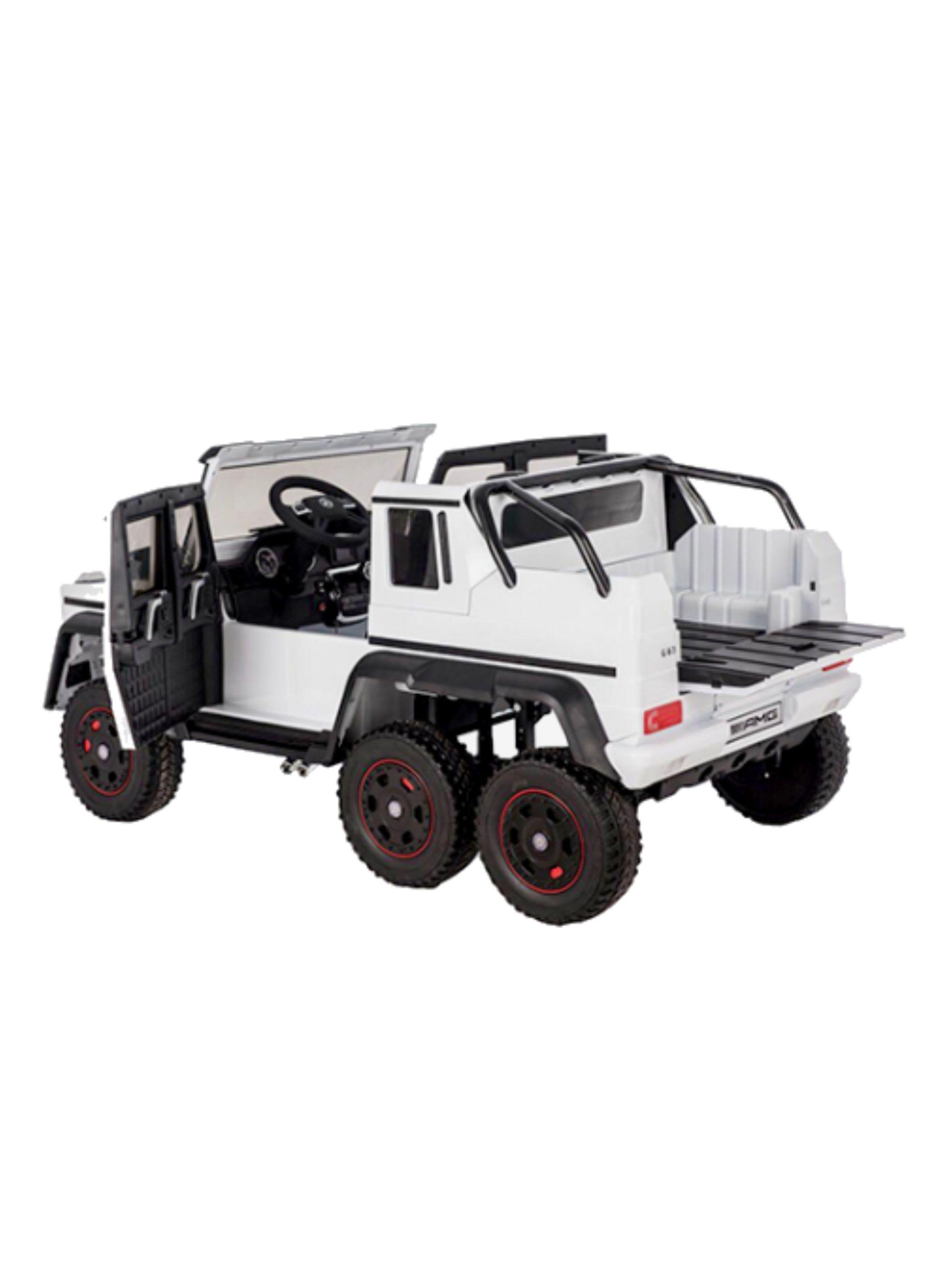 Auto a Batería G63 Mercedes 6X6 Blanco-2