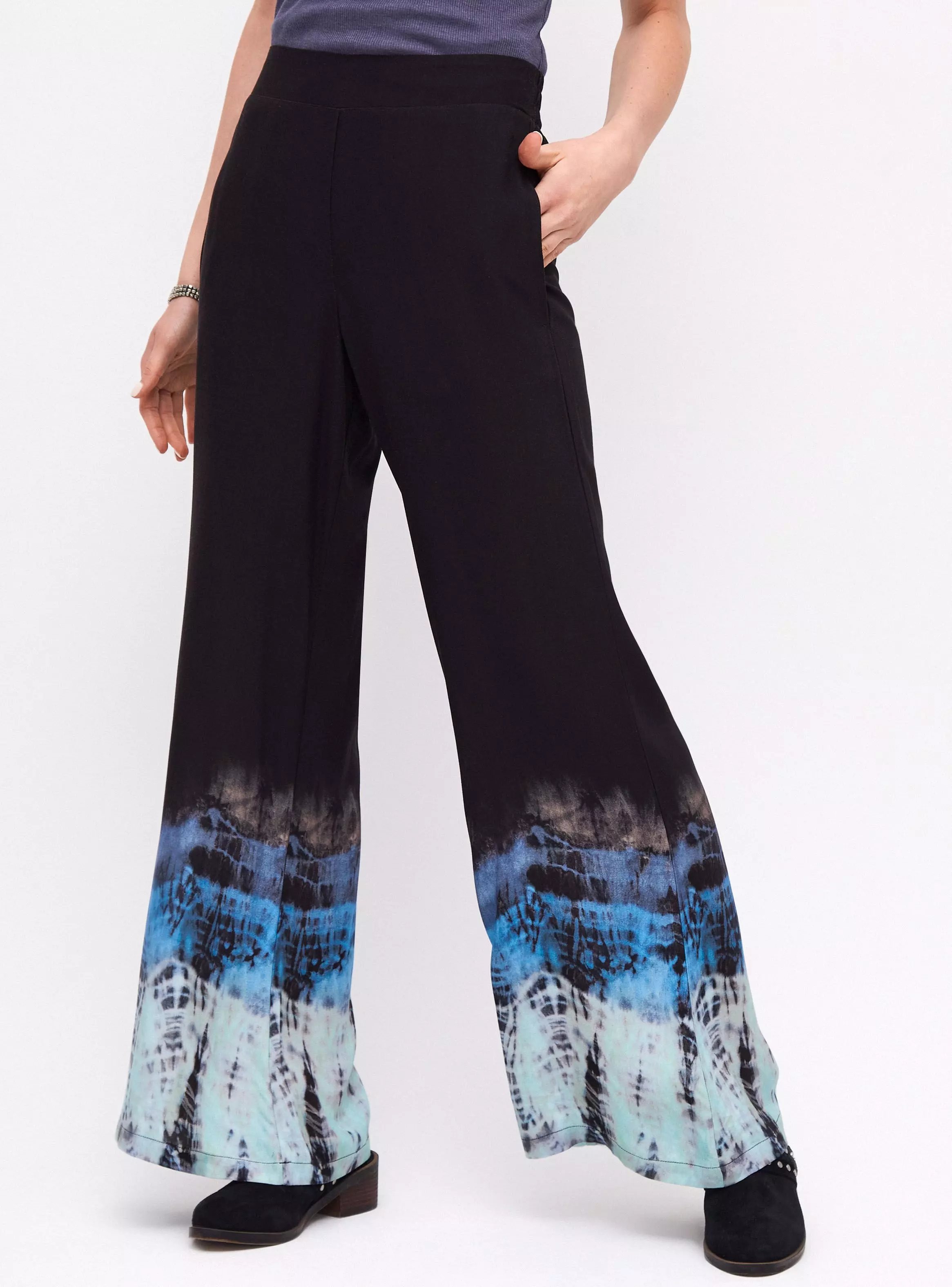 Pantalón Flare Tie Dye-0