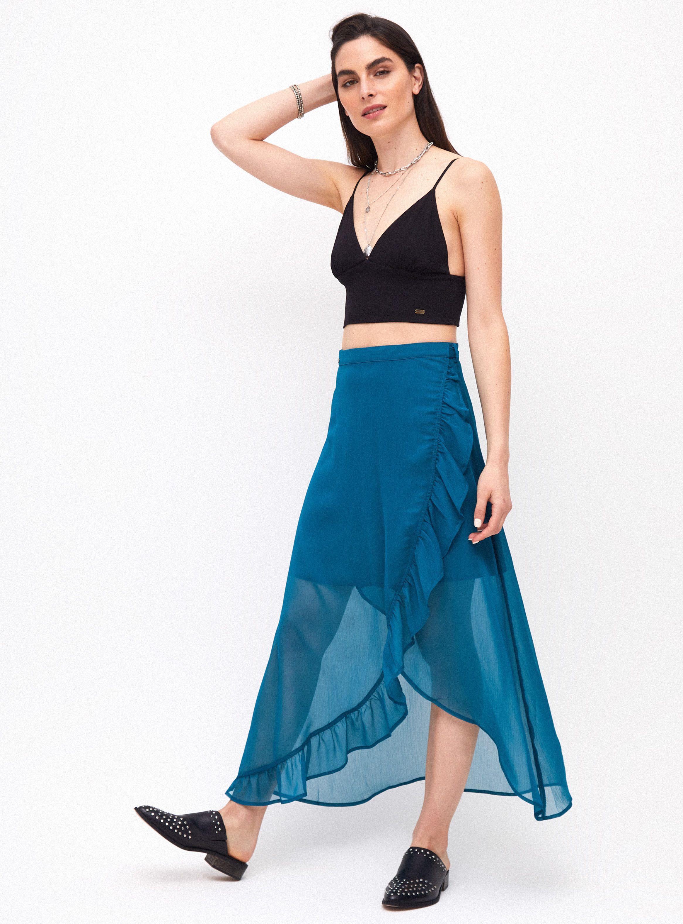 Falda Wrap con Vuelo-3