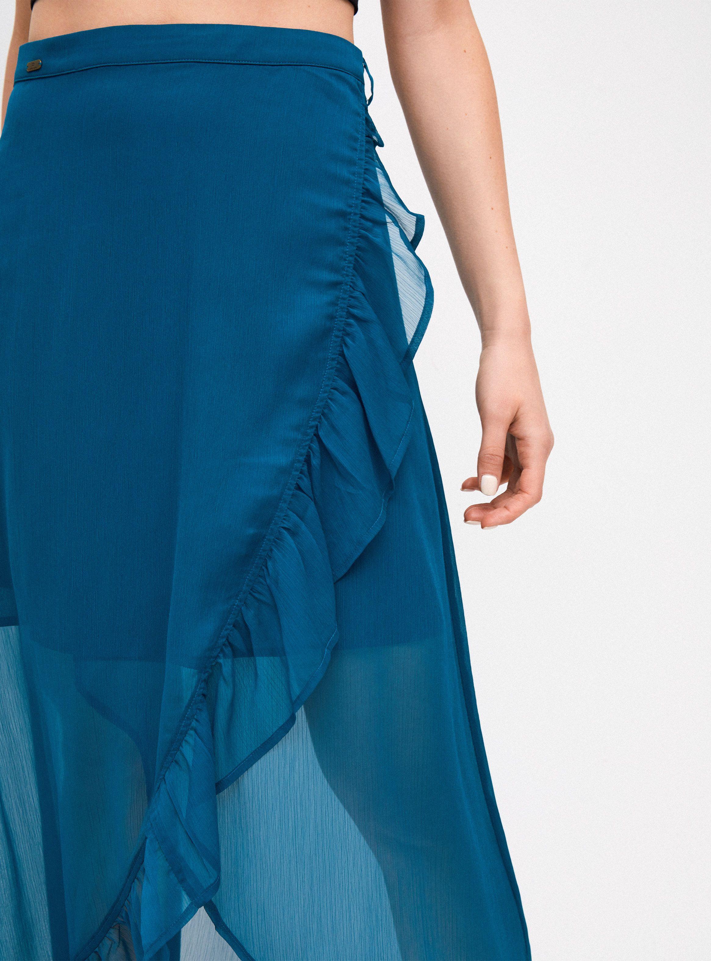 Falda Wrap con Vuelo-2