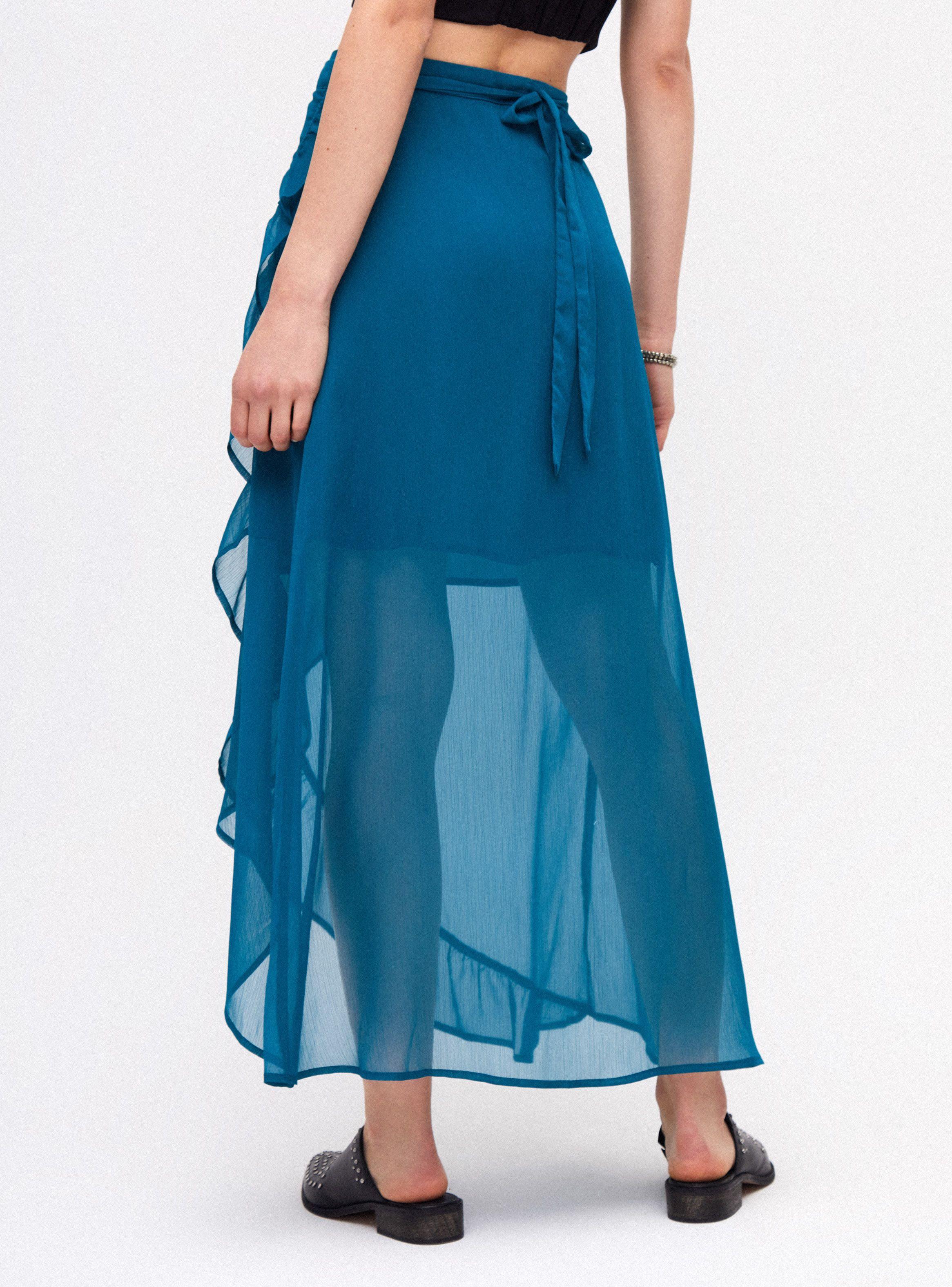 Falda Wrap con Vuelo-1
