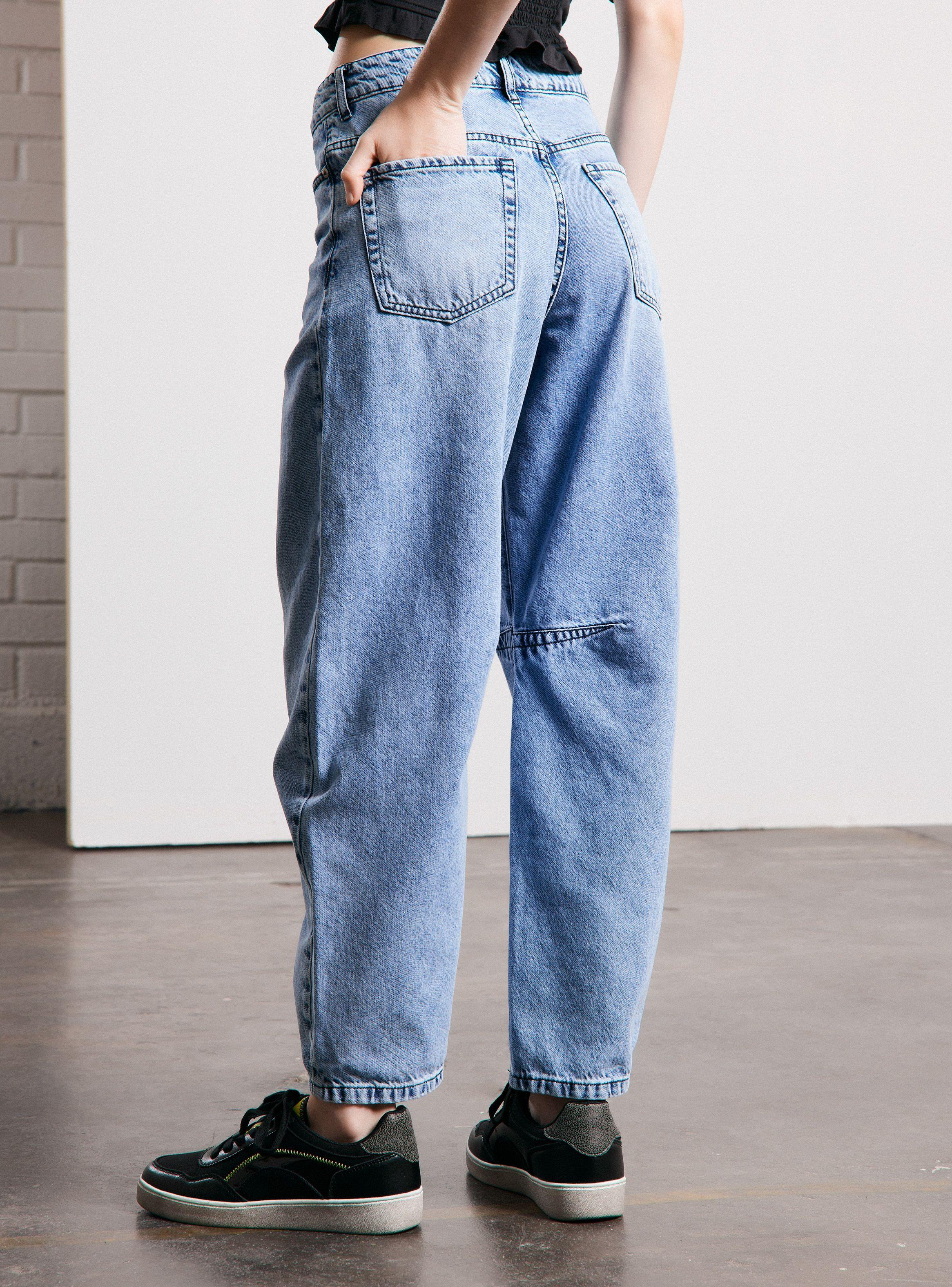 Jeans Balloon Tiro Medio-1