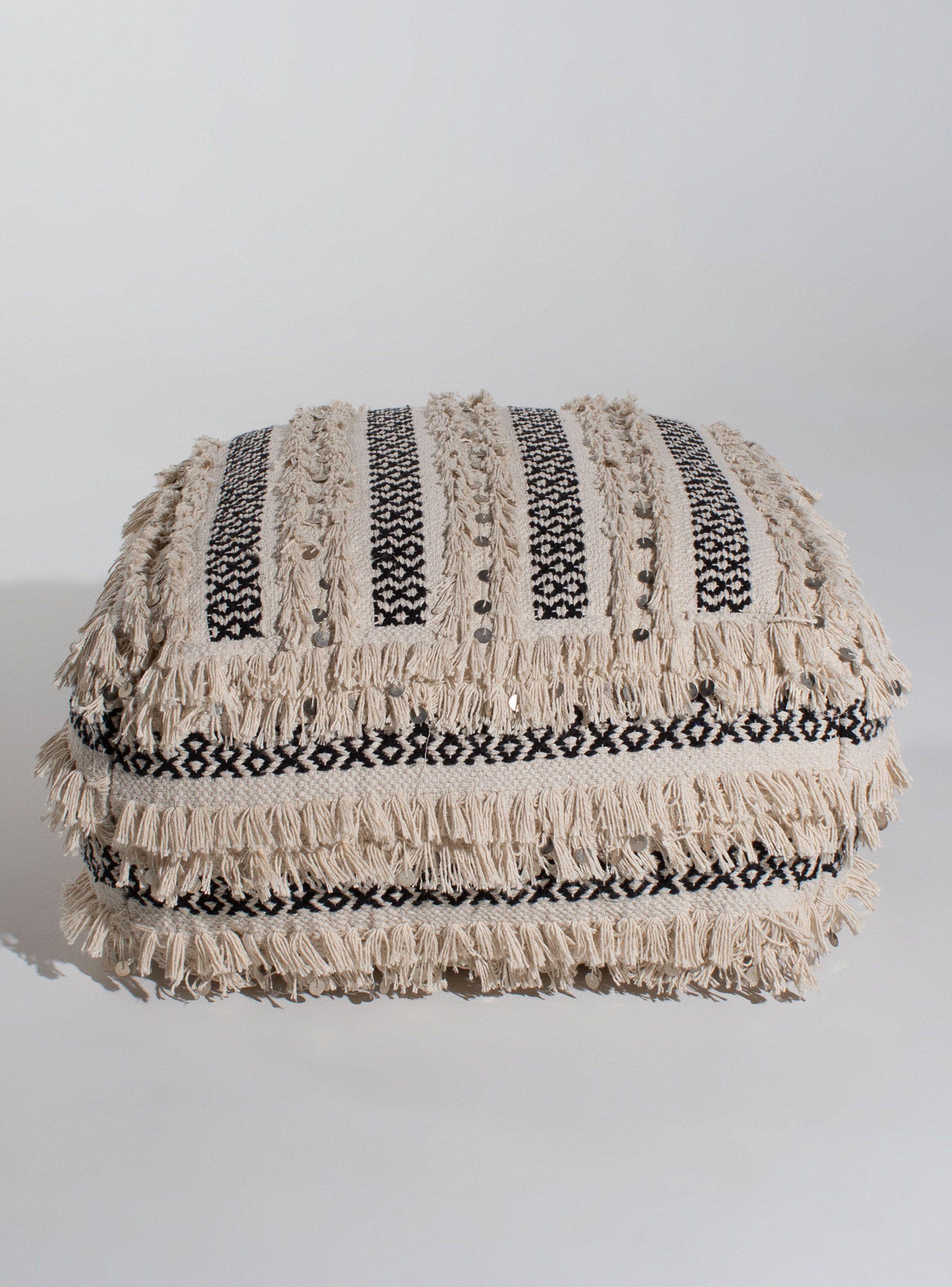 Pouf Bohemia 3 50 x 50 x 30 cm-0