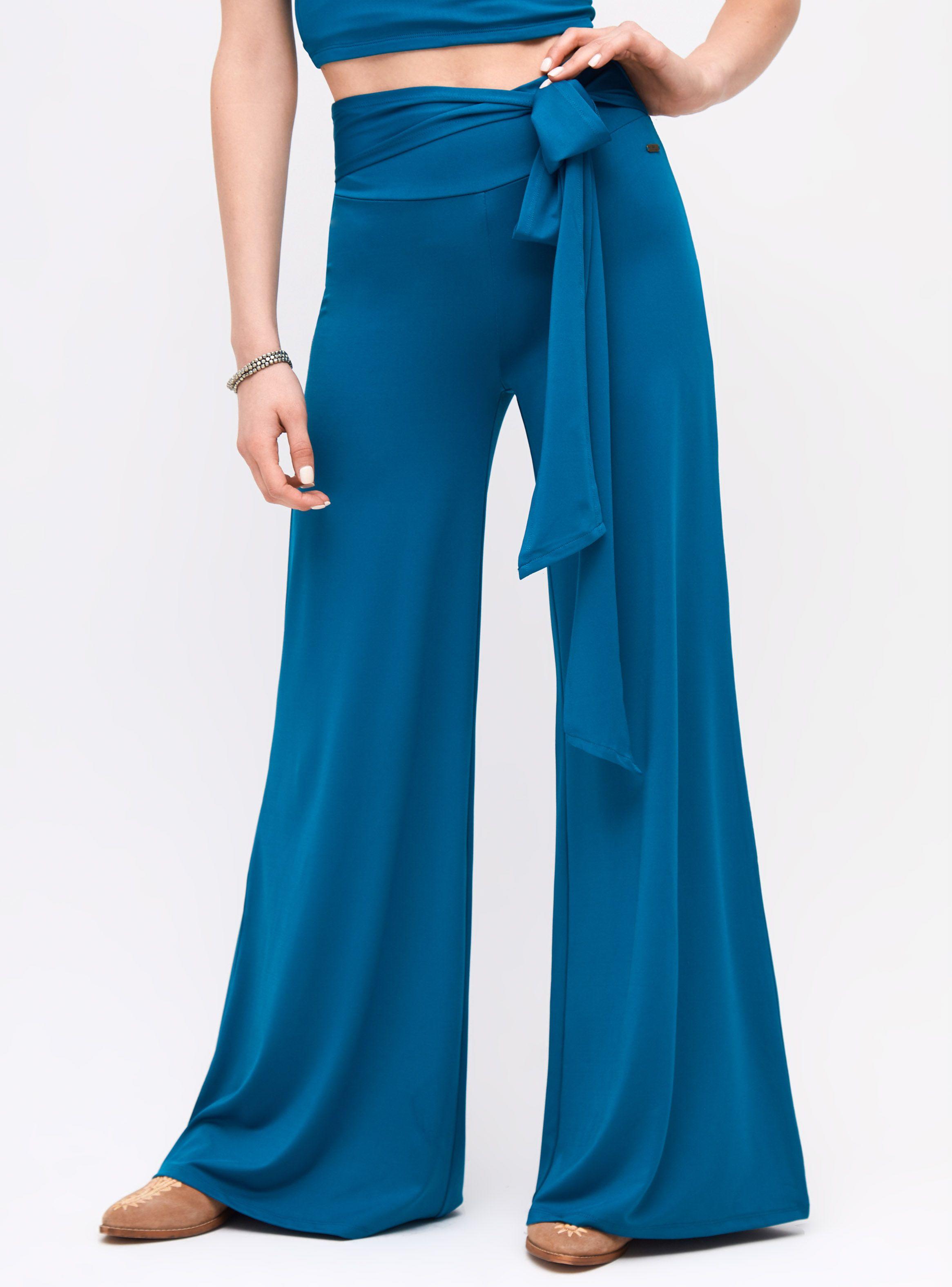 Pantalón Palazzo con Lazo-0
