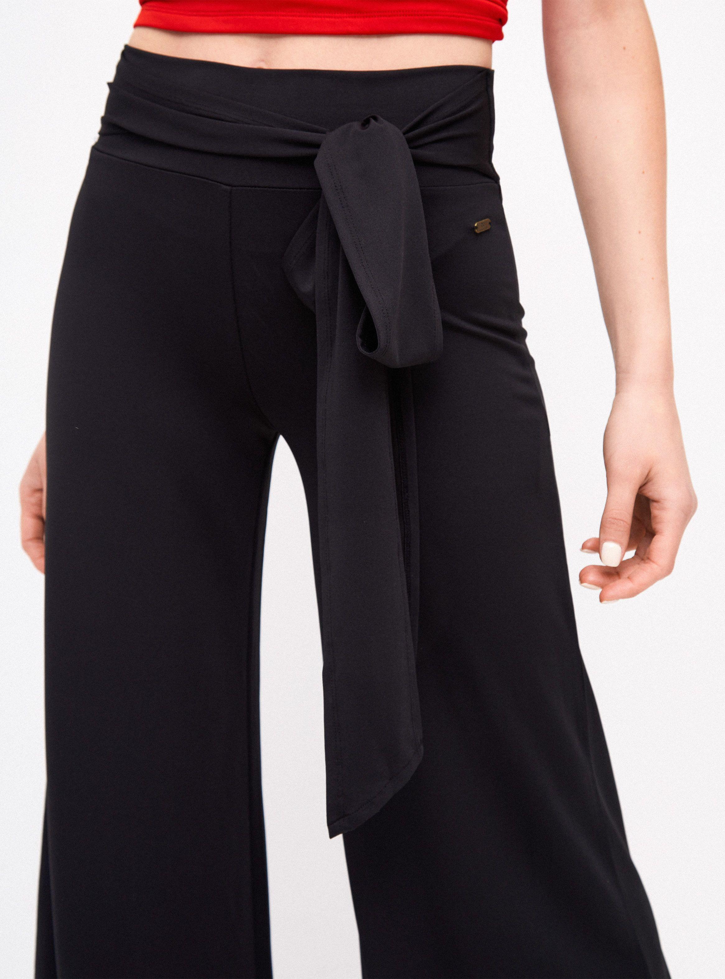 Pantalón Palazzo con Lazo-2