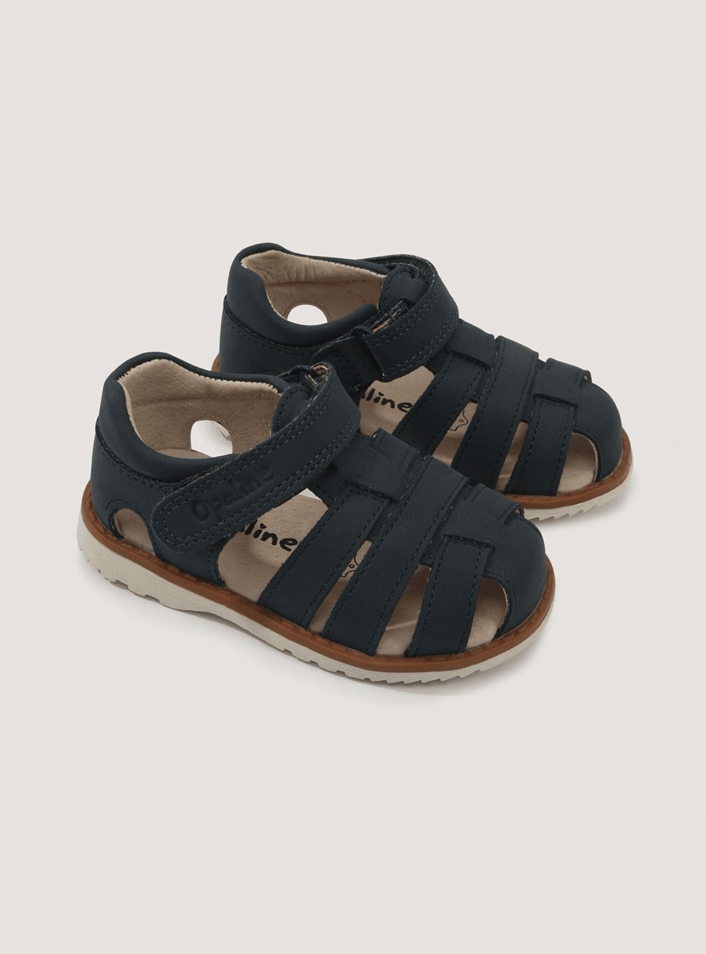 Sandalia Logo y Velcro Niño-1