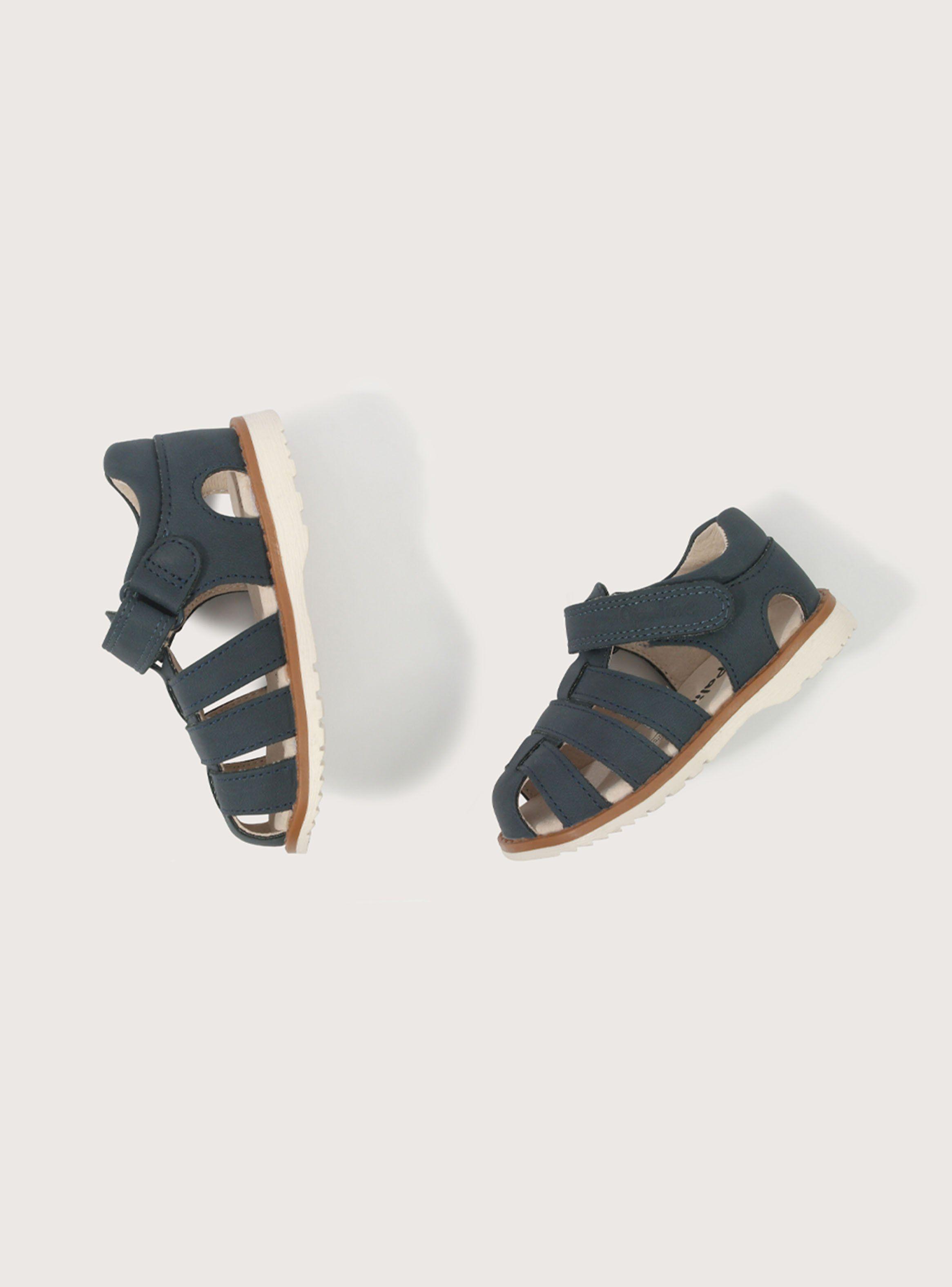 Sandalia Logo y Velcro Niño-2