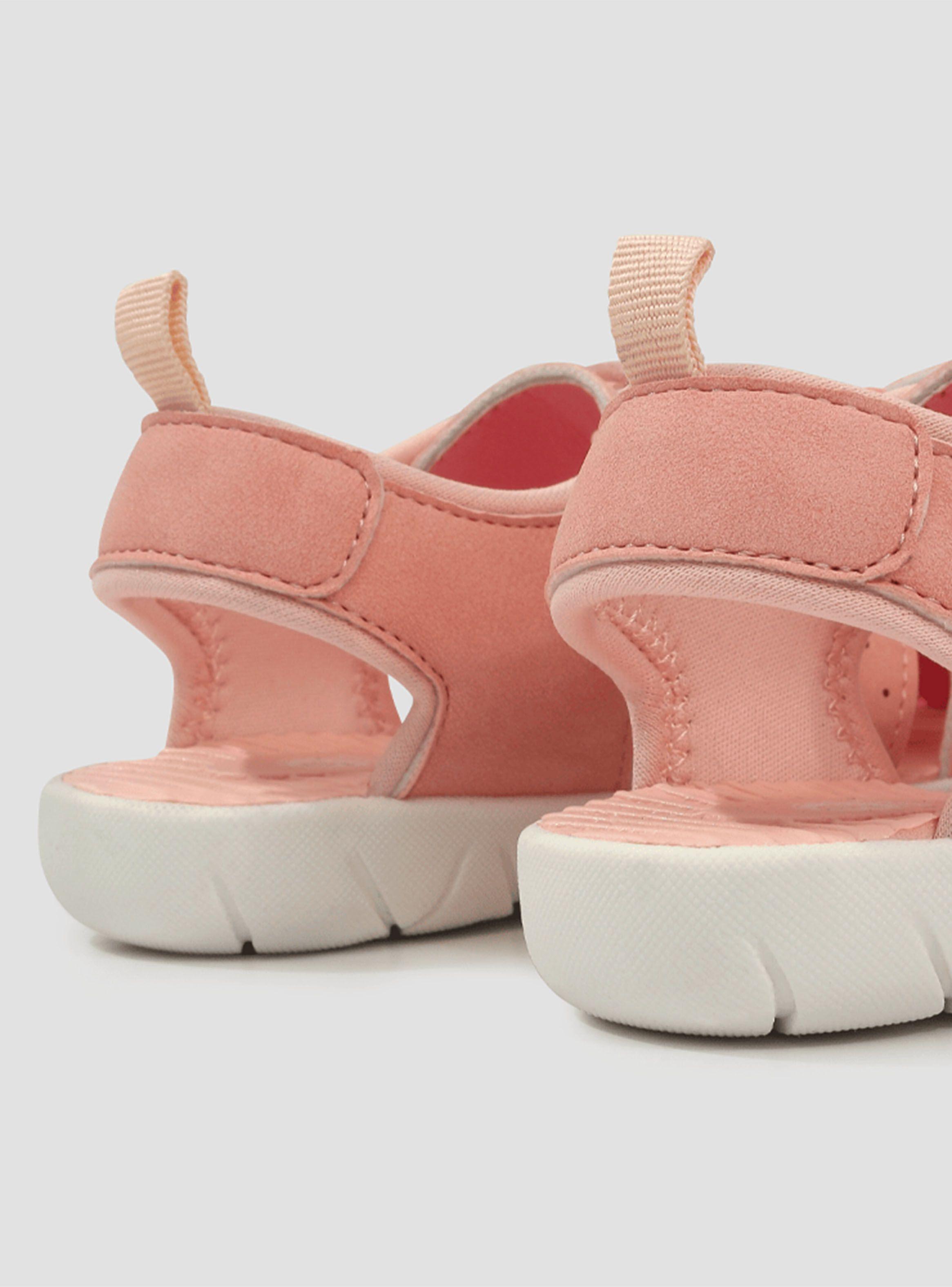 Sandalia Pink Velcro Niña-4