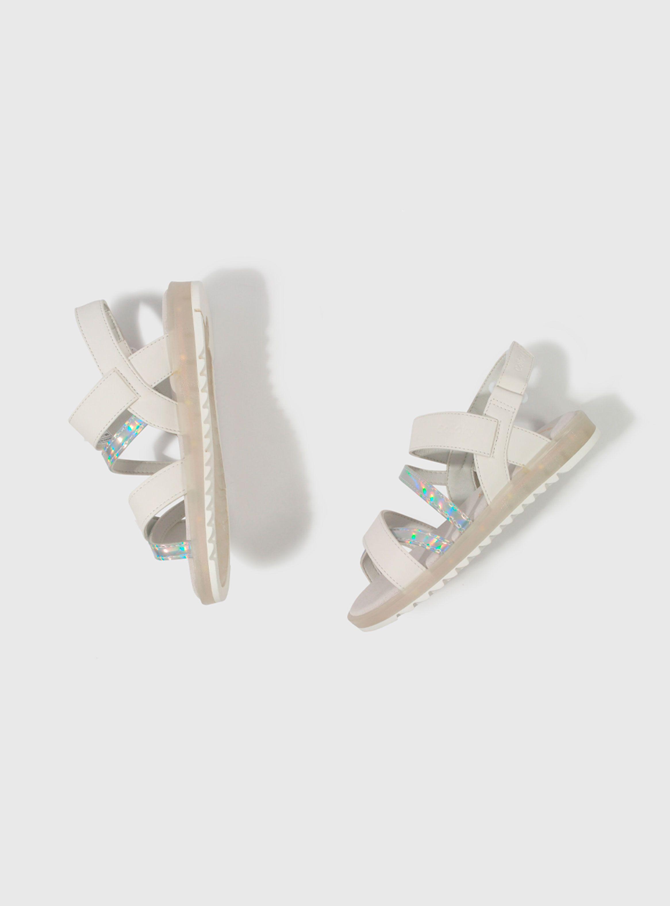 Sandalia Luces y Correas Entrelazadas Niña-2