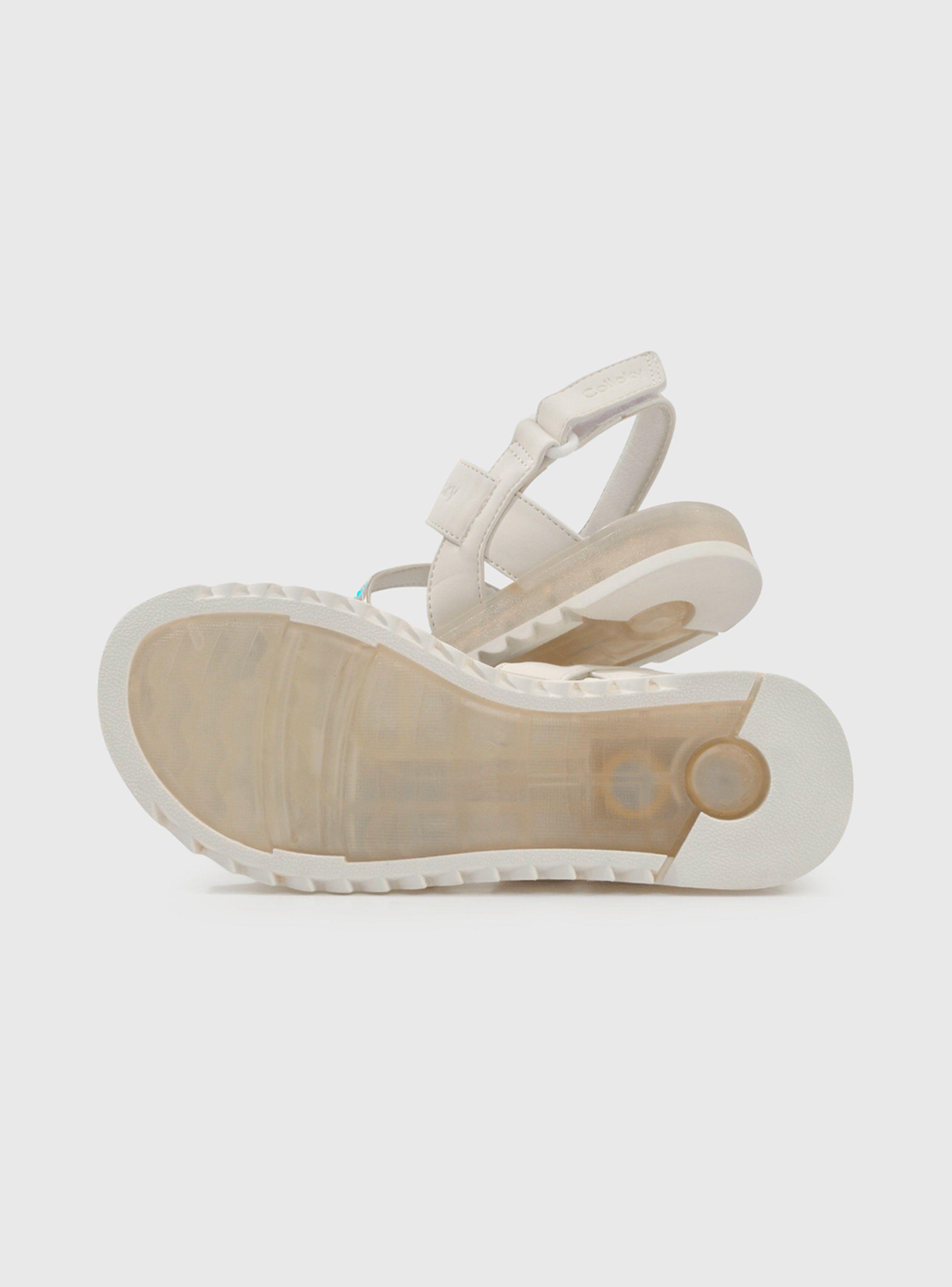 Sandalia Luces y Correas Entrelazadas Niña-3