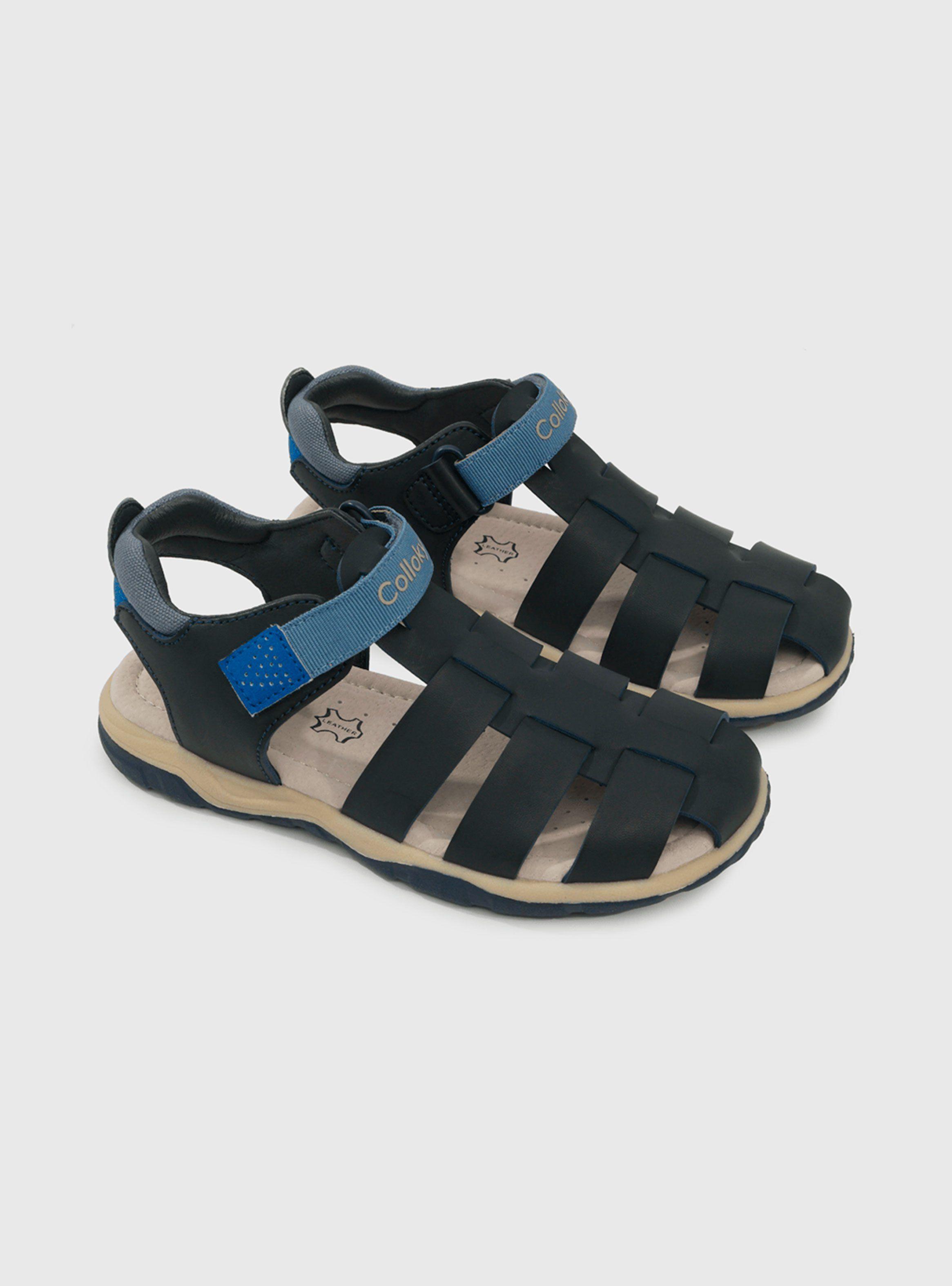 Sandalia Velcro y Correa EntreLazadas Niño-1