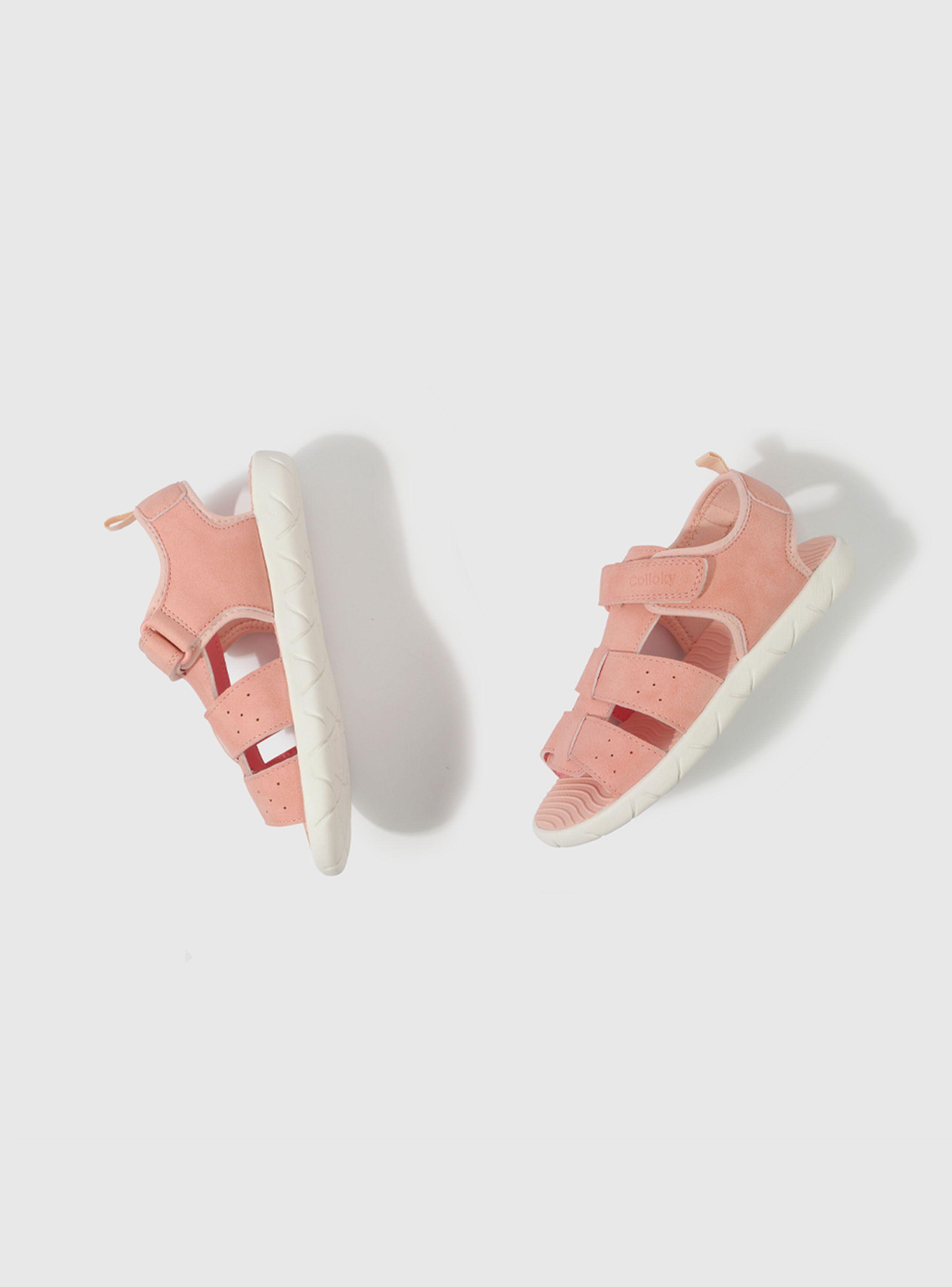 Sandalia Niña Pink Velcro-2