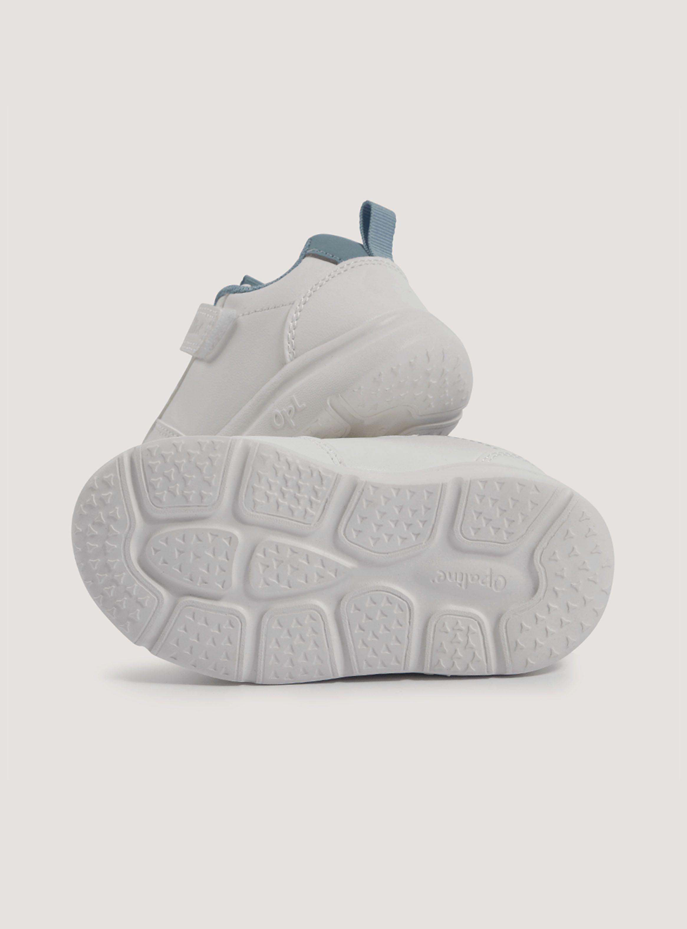 Zapatilla Urbana White Velcro Cordón  B 47090 Niño-2