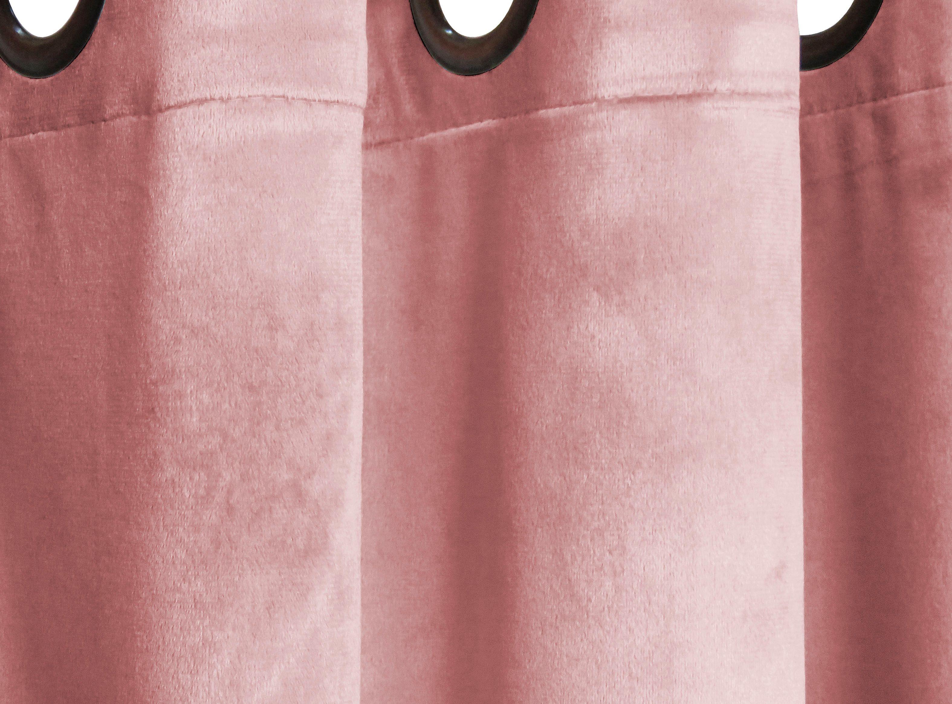 Set Cortinas Velvet 140 x 220 cm Coñac Idetex-2