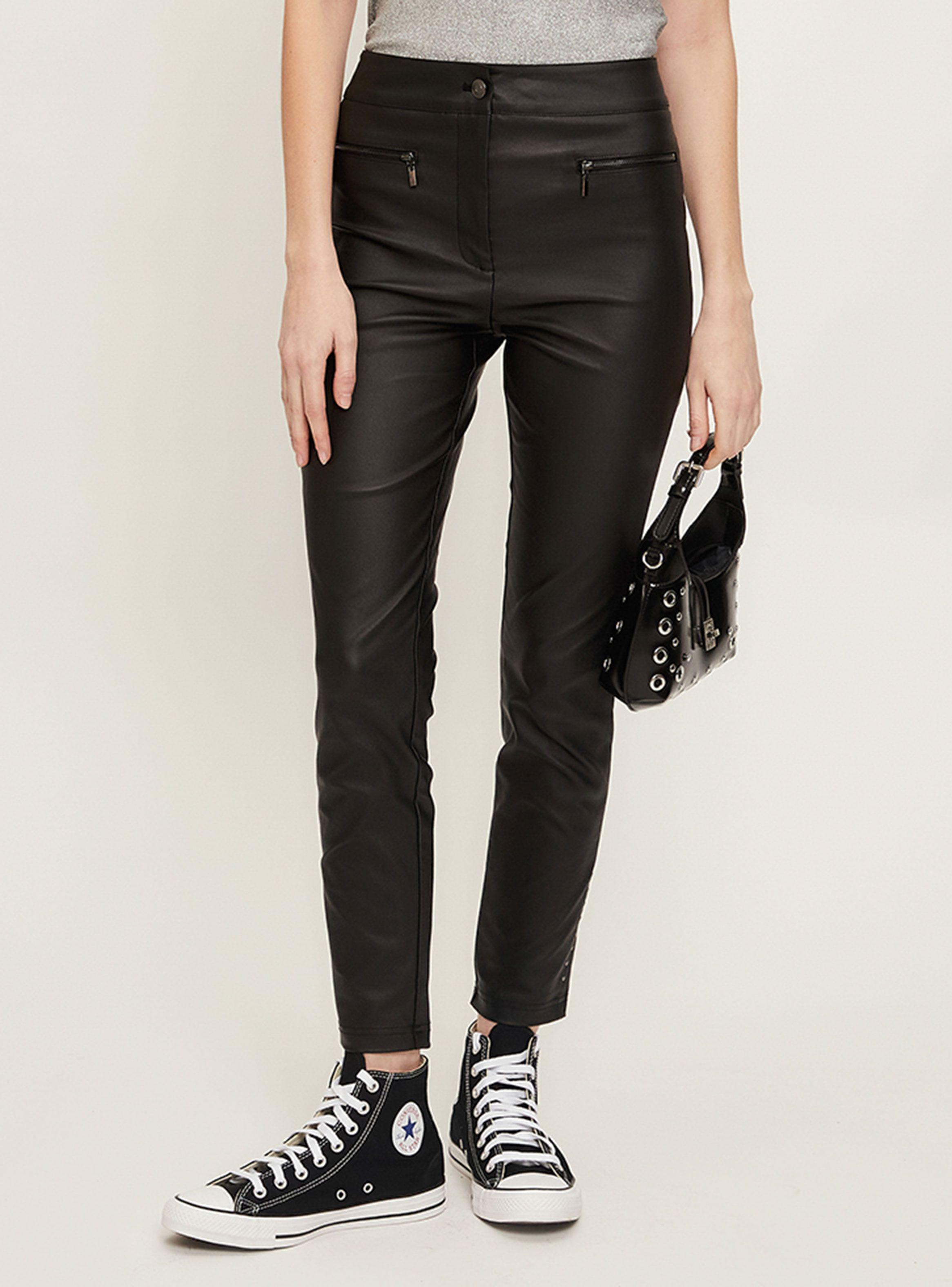 Pantalón Liso con Mini Bolsillos-0