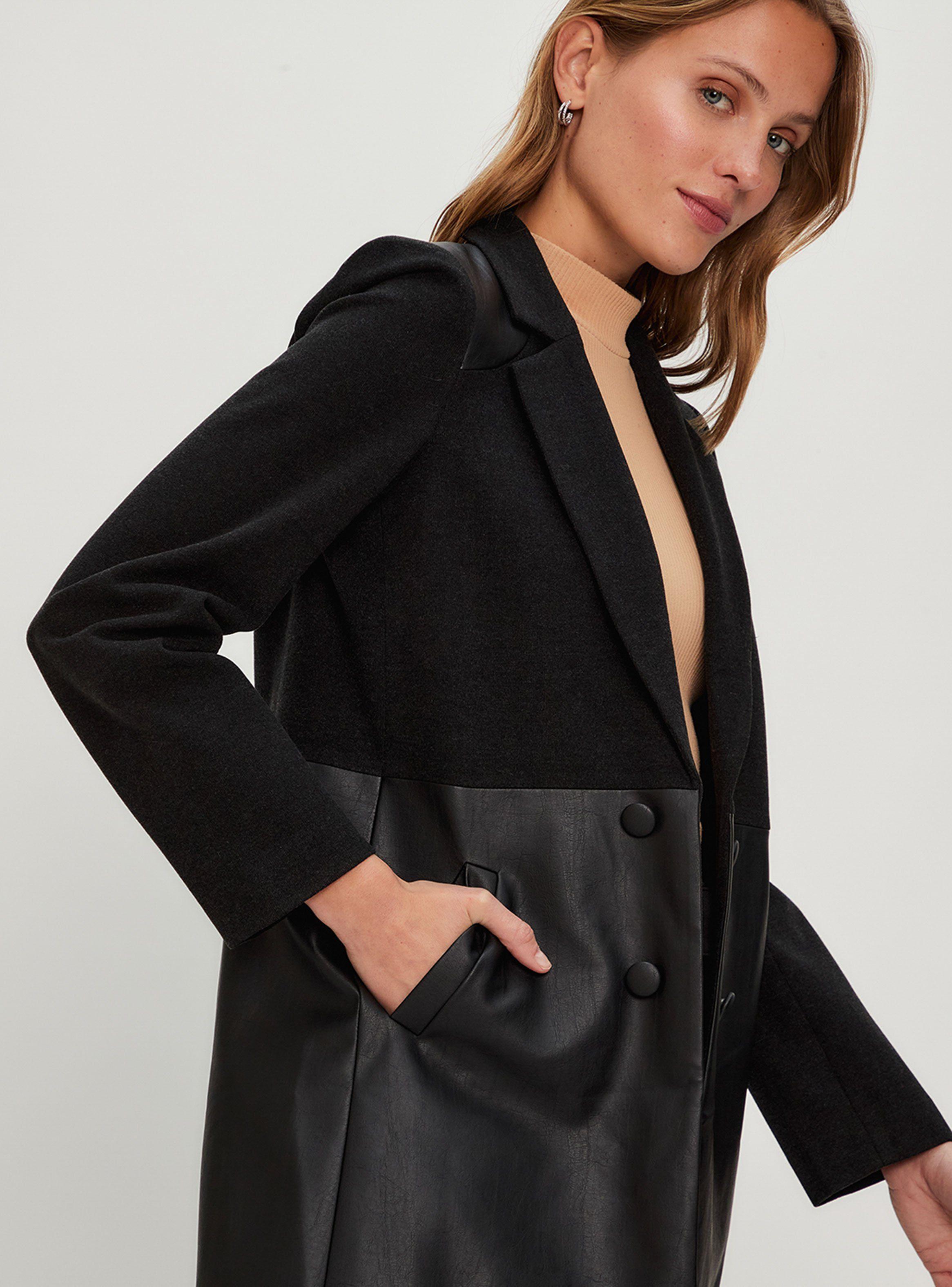 Impermeable Trench Liso Dos Botones-2