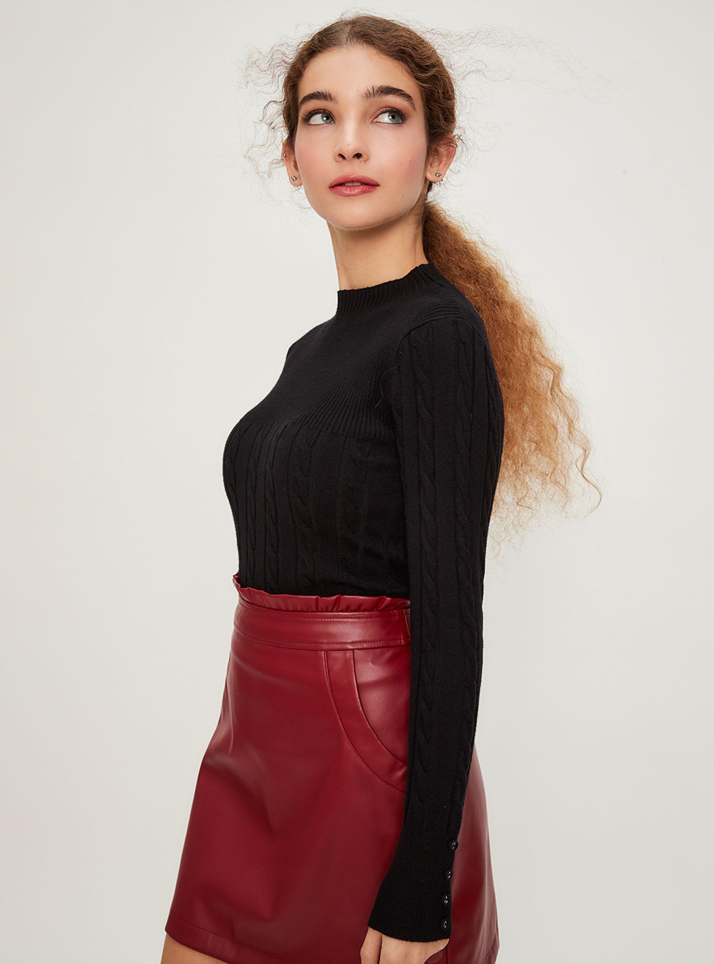 Sweater Liso Cuello Redondo Básico-2