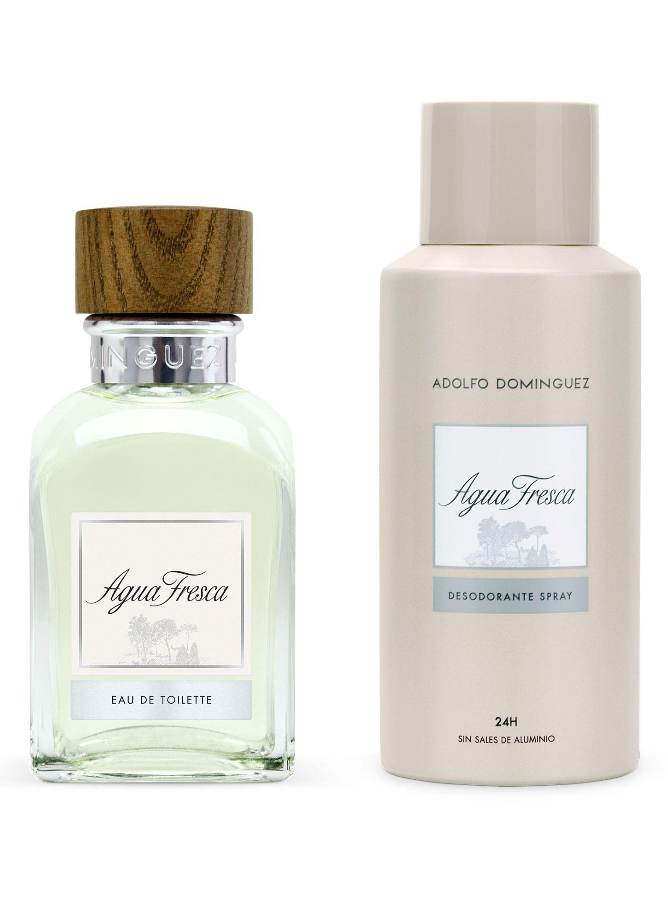 Set Perfume Agua Fresca EDT Hombre 120 ml + Desodorante 150 ml-0