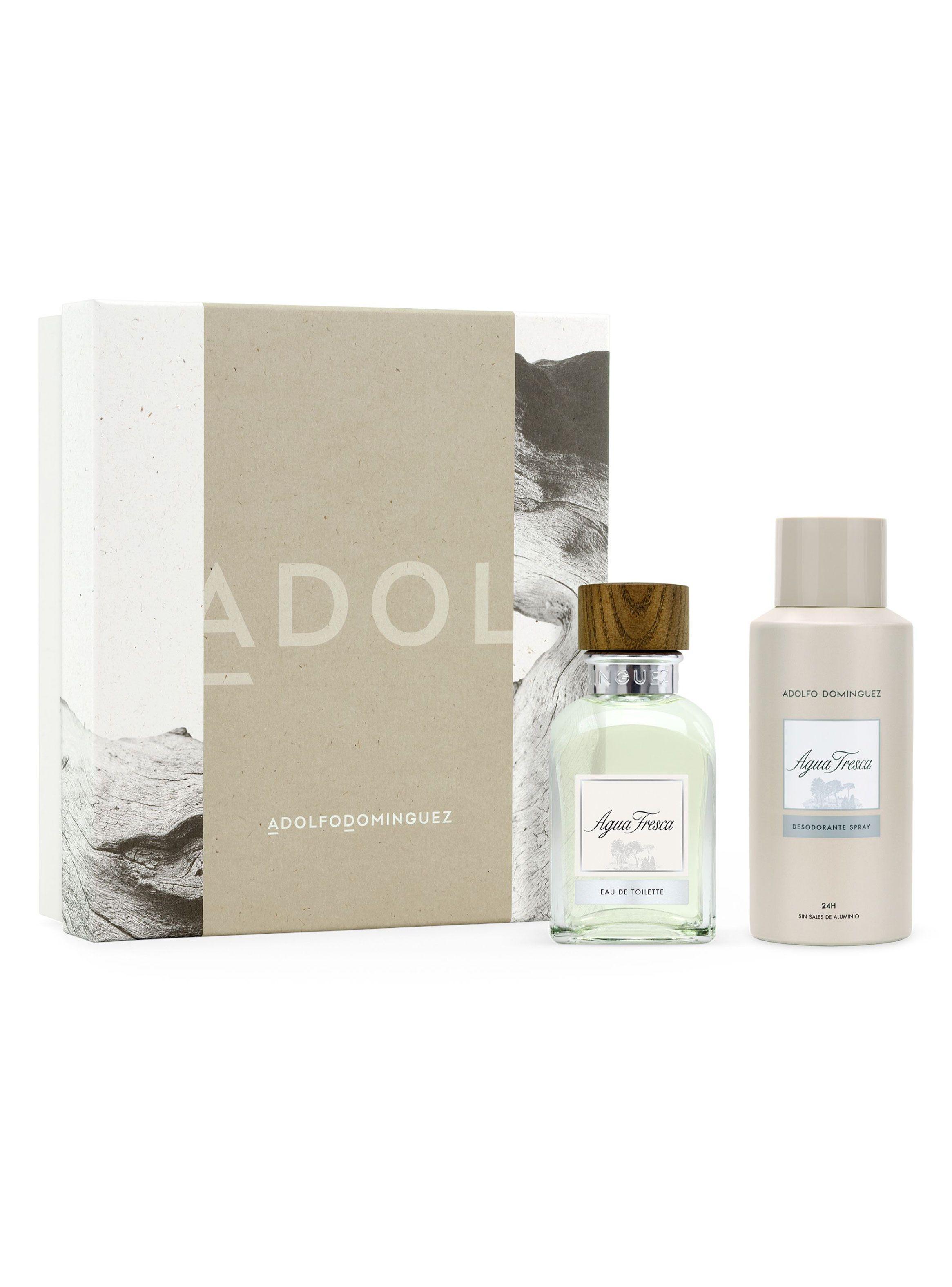 Set Perfume Agua Fresca EDT Hombre 120 ml + Desodorante 150 ml-1