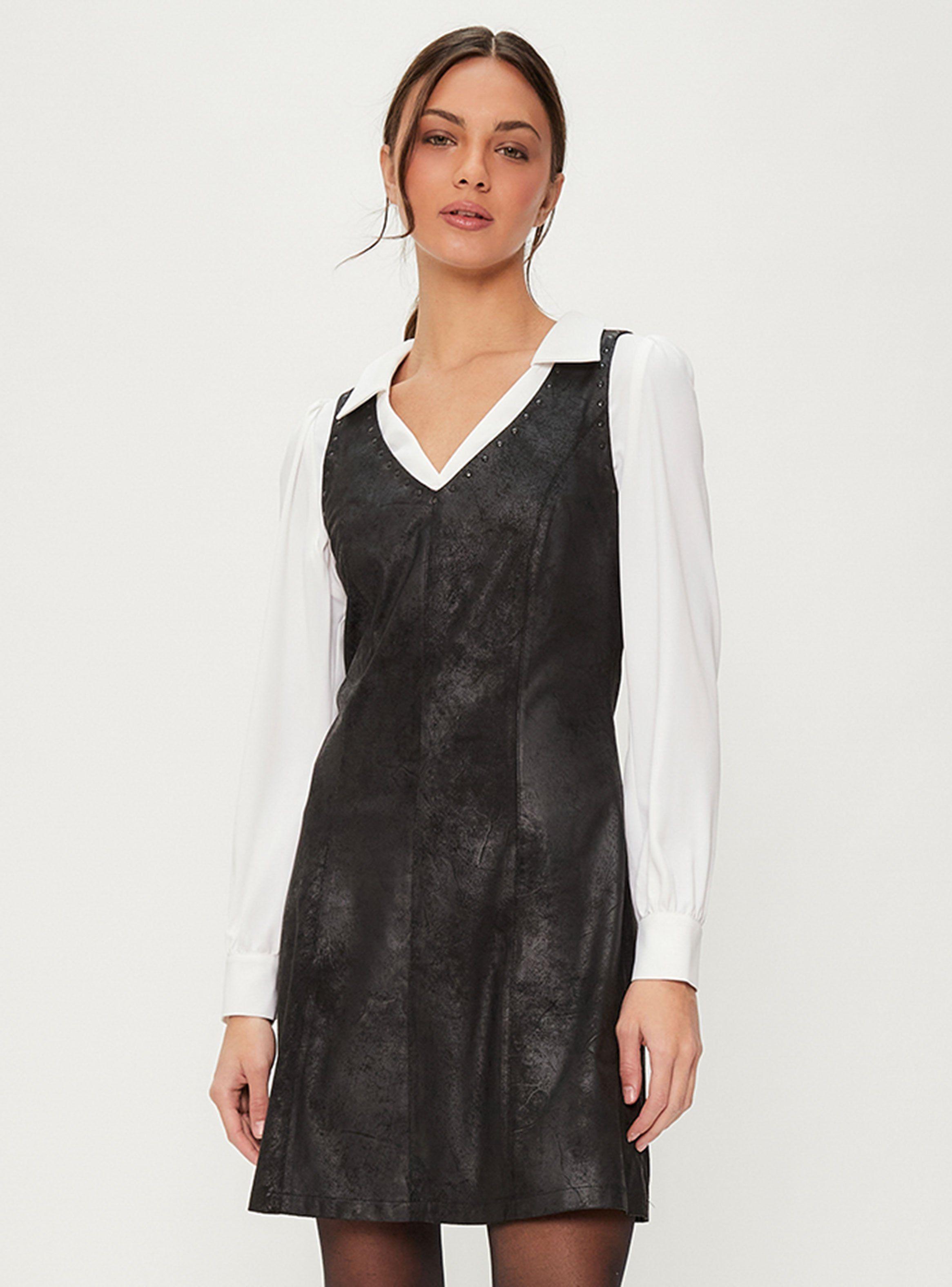 Vestido Liso con Mini Tachitas Front-0