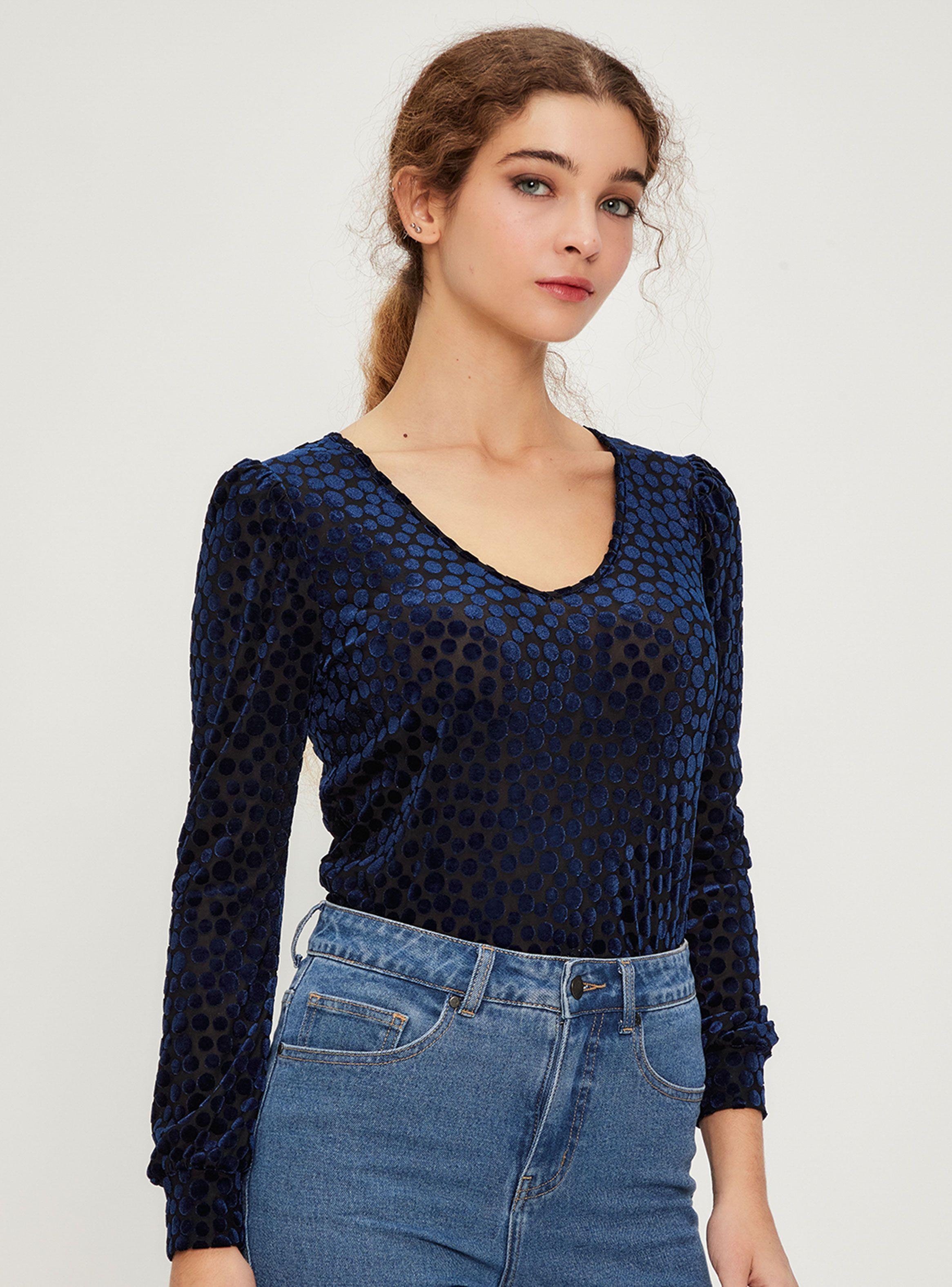 Polera Fantasía Print Bleu-0