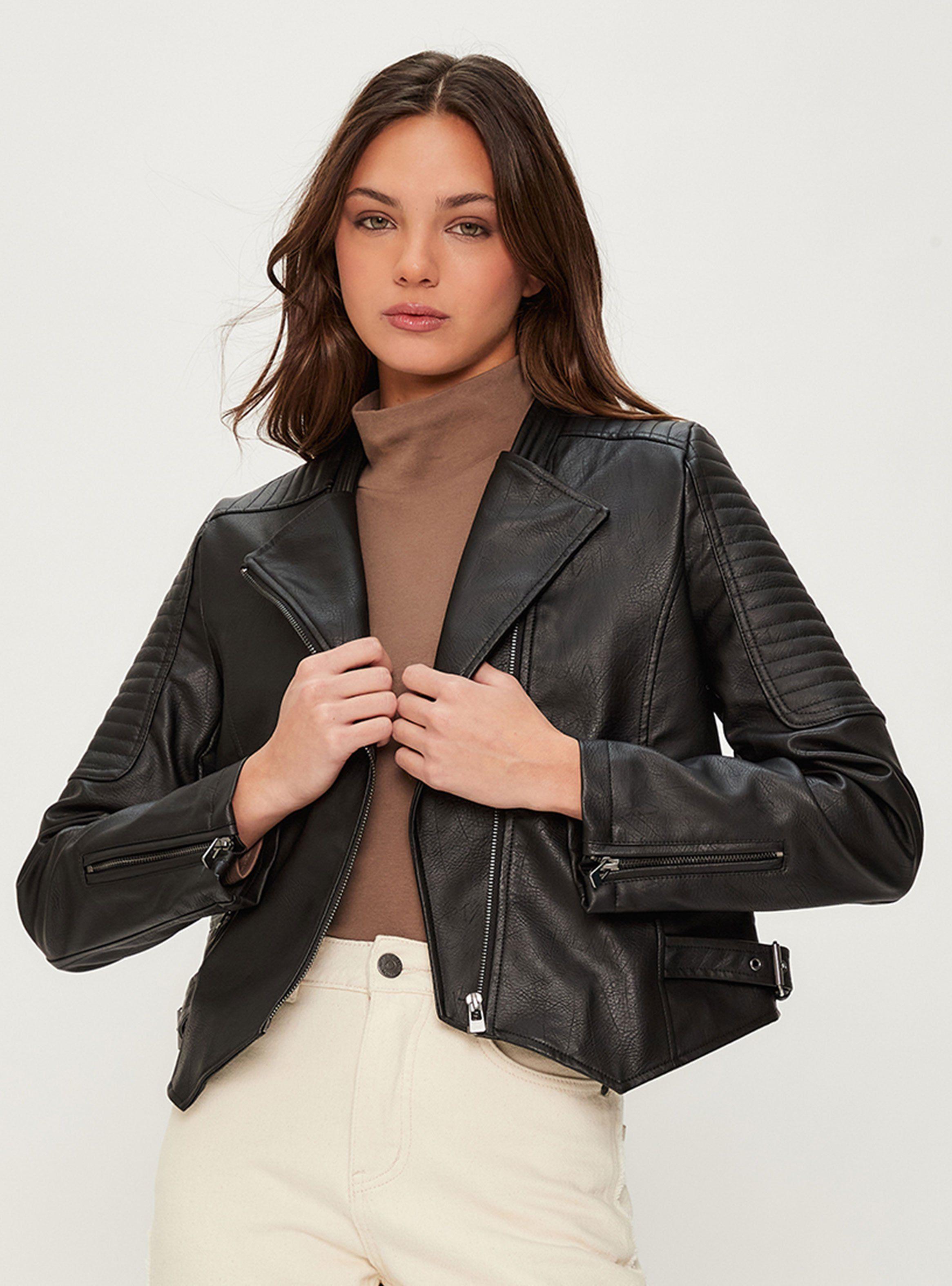 Chaqueta Pu con Cierre-0