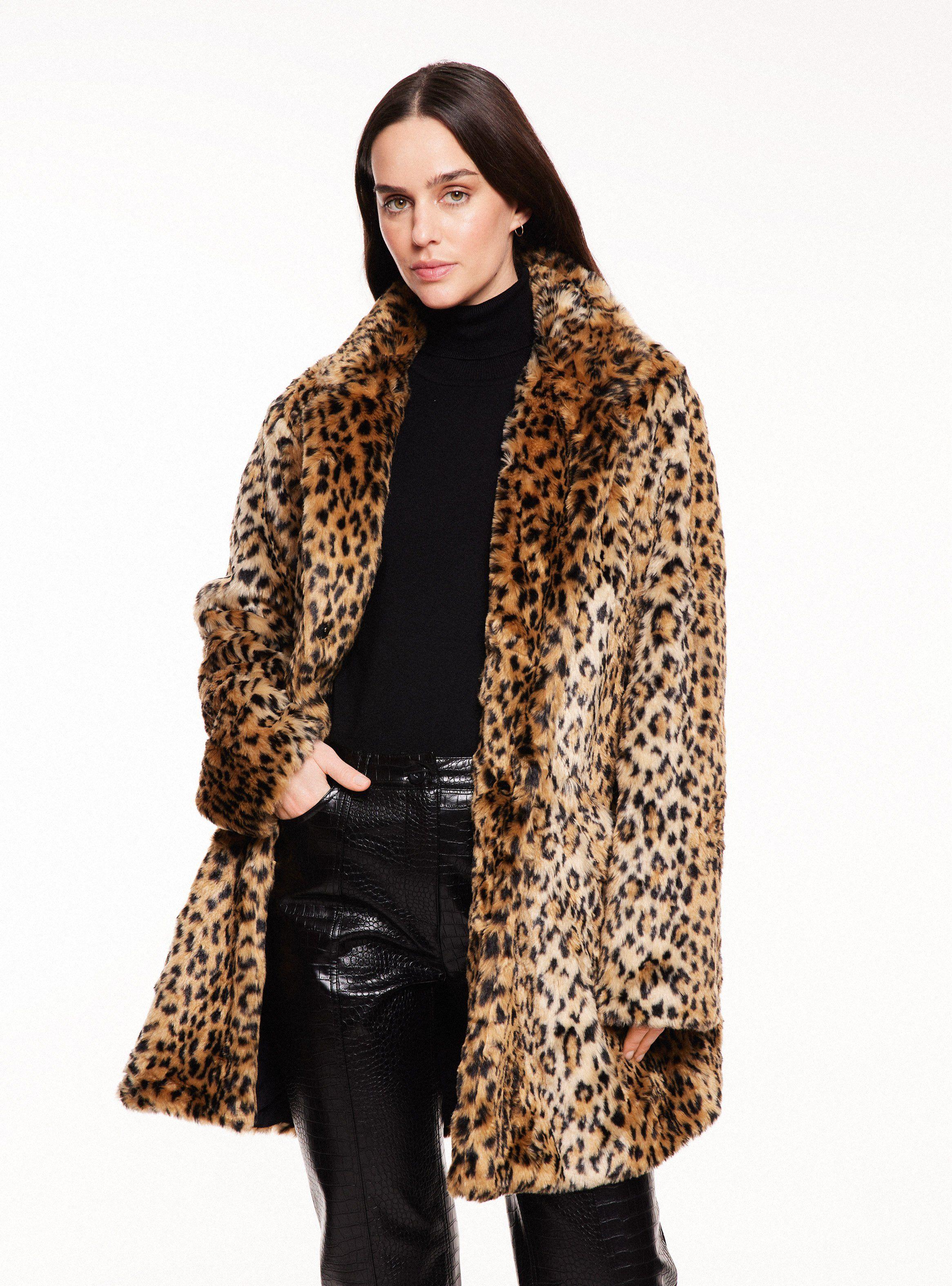 Abrigo And Ea Wy Animal Print Talla XXL-0